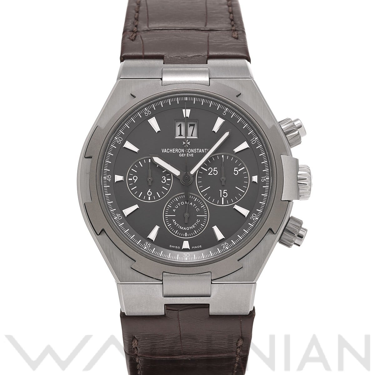 オーバーシーズ クロノグラフ 49150/000W-9501 グレー ヴァシュロン コンスタンタン VACHERON CONSTANTIN メンズ 【中古】