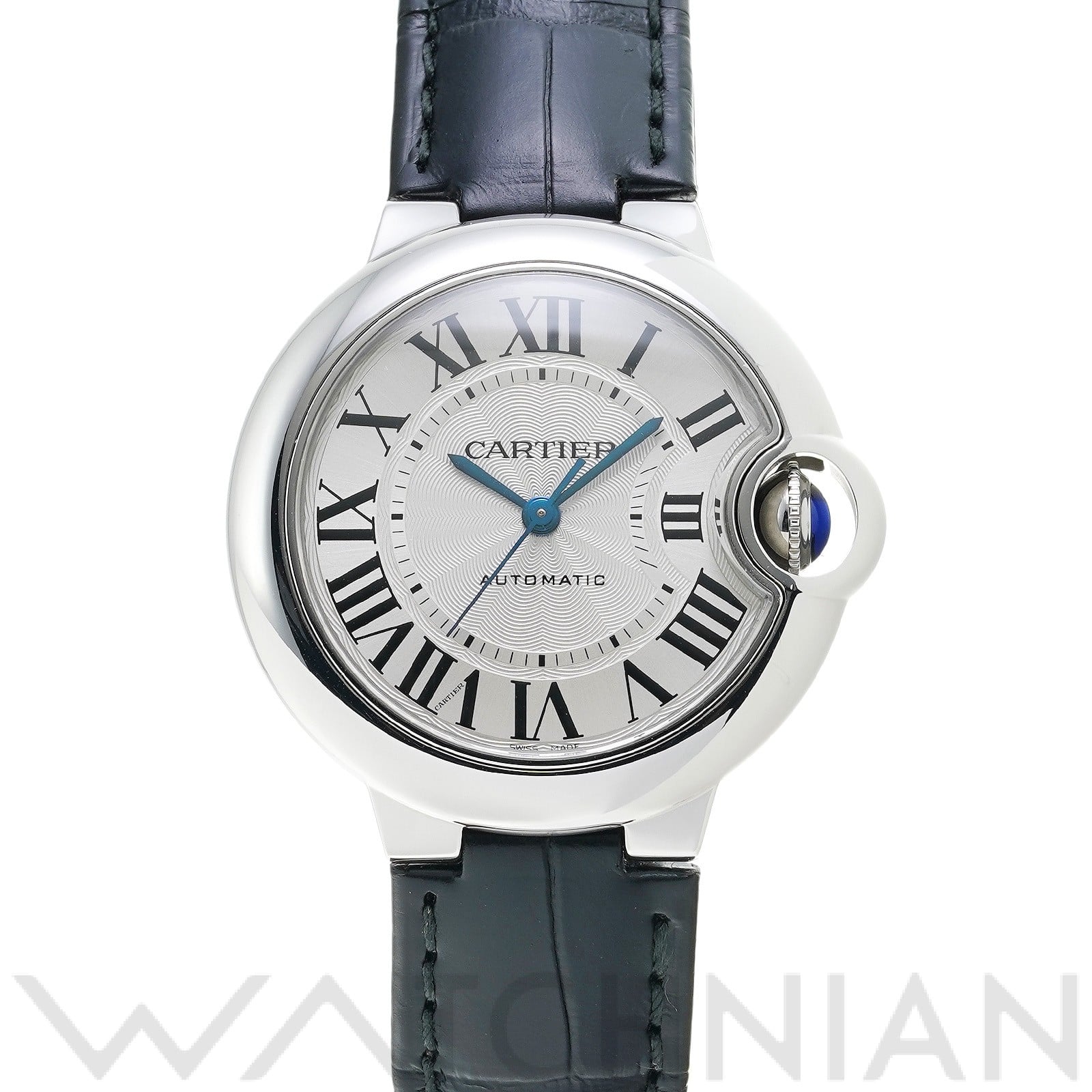 カルティエ Cartier バロンブルードゥカルティエ ムーンフェイズ WSBB0029 ステンレススチール 自動巻き メンズ 腕時計
