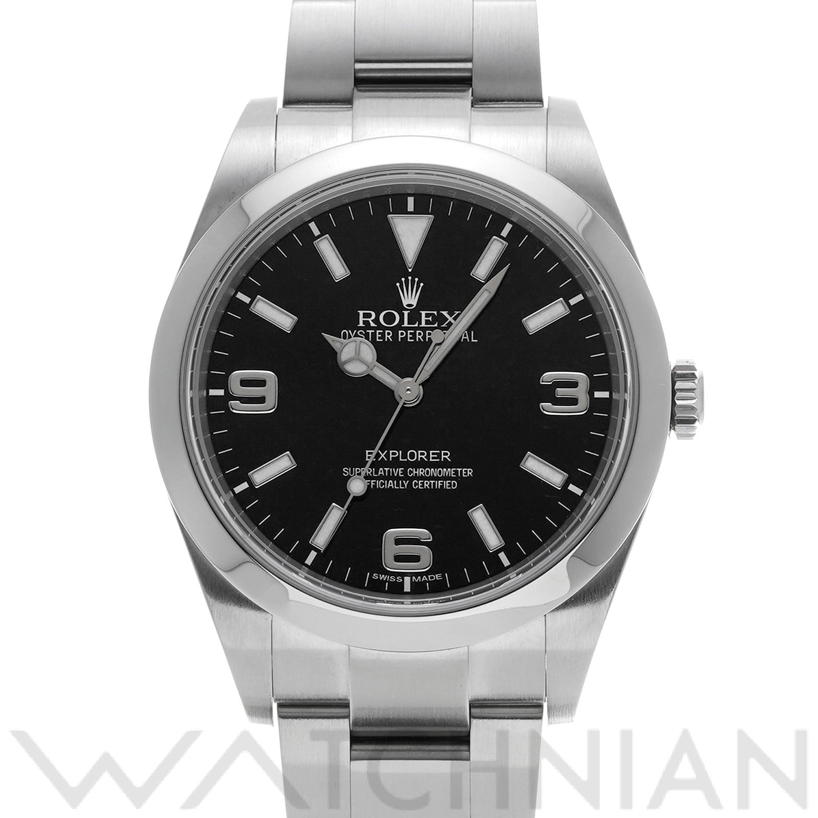 ロレックス エクスプローラー 214270 ブラック メンズ 時計 【中古】【wristwatch】