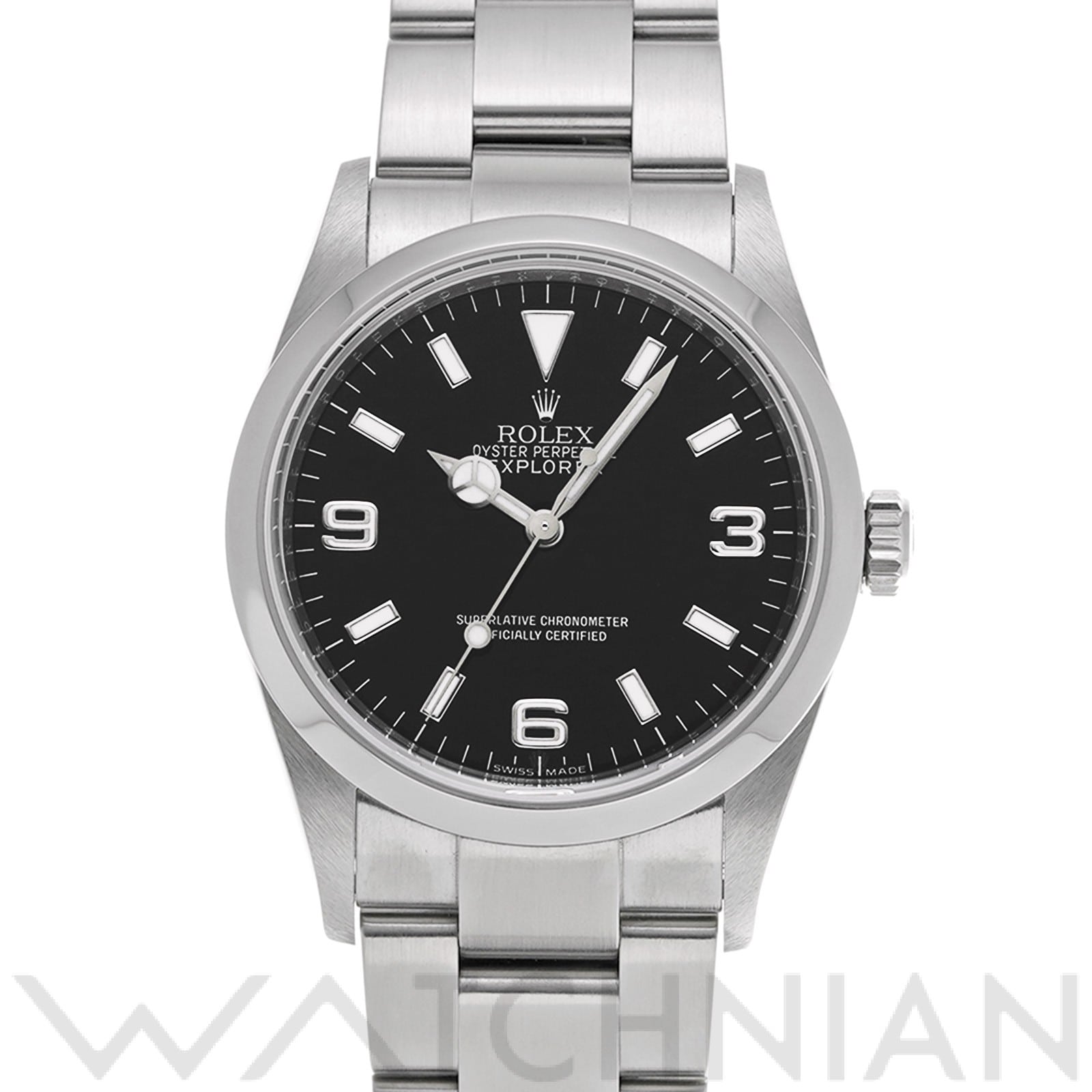 ロレックス エクスプローラー 114270 ブラック メンズ 時計 【中古】【wristwatch】