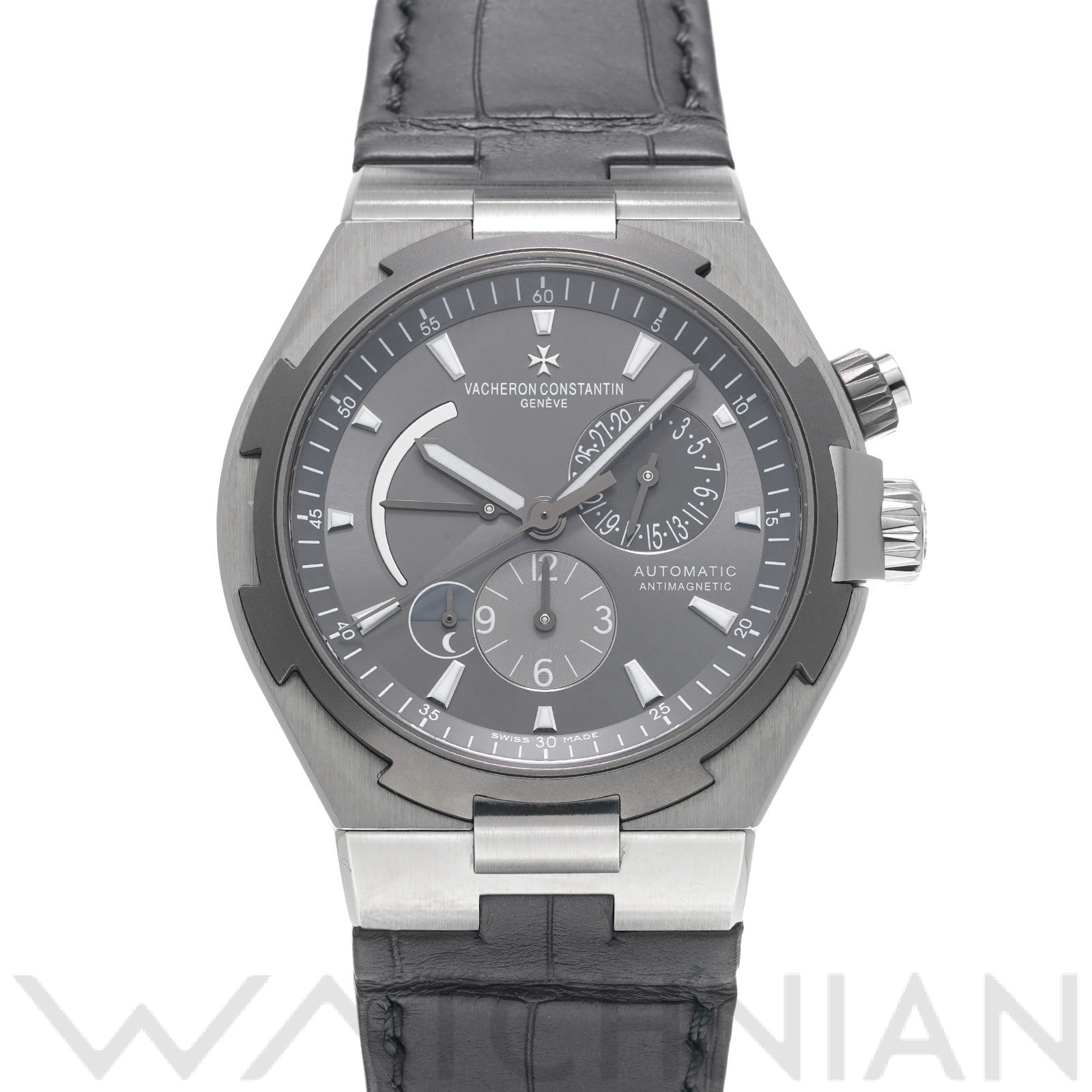 ヴァシュロン コンスタンタン オーバーシーズ デュアルタイム 47450/000W-9511 グレー メンズ 時計 【中古】【wristwatch】