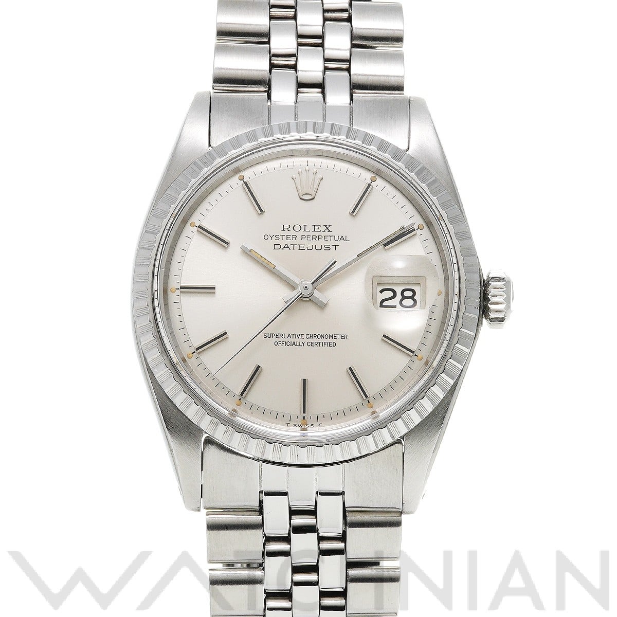 ロレックス デイトジャスト 36 1603 シルバー メンズ 時計 【中古】【wristwatch】