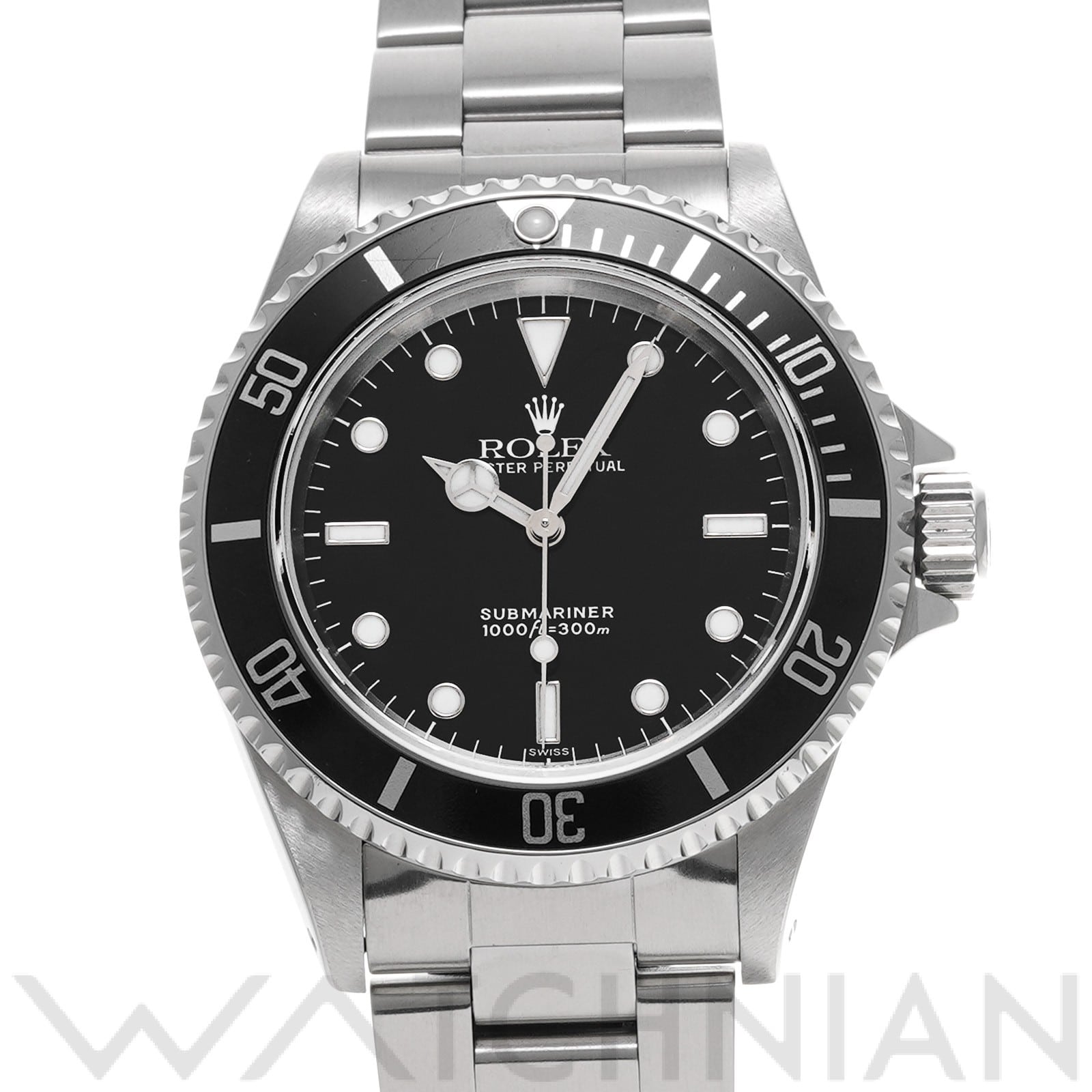 サブマリーナ 14060 A番(1999年頃製造) ブラック ロレックス ROLEX メンズ 【中古】