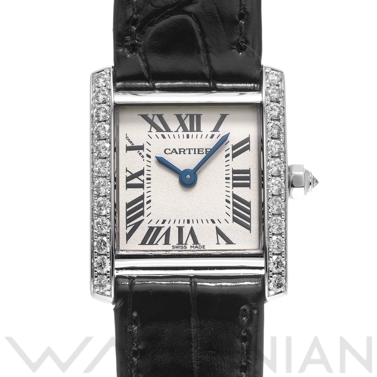 タンク フランセーズ SM WE100231 シルバー カルティエ CARTIER レディース 【中古】