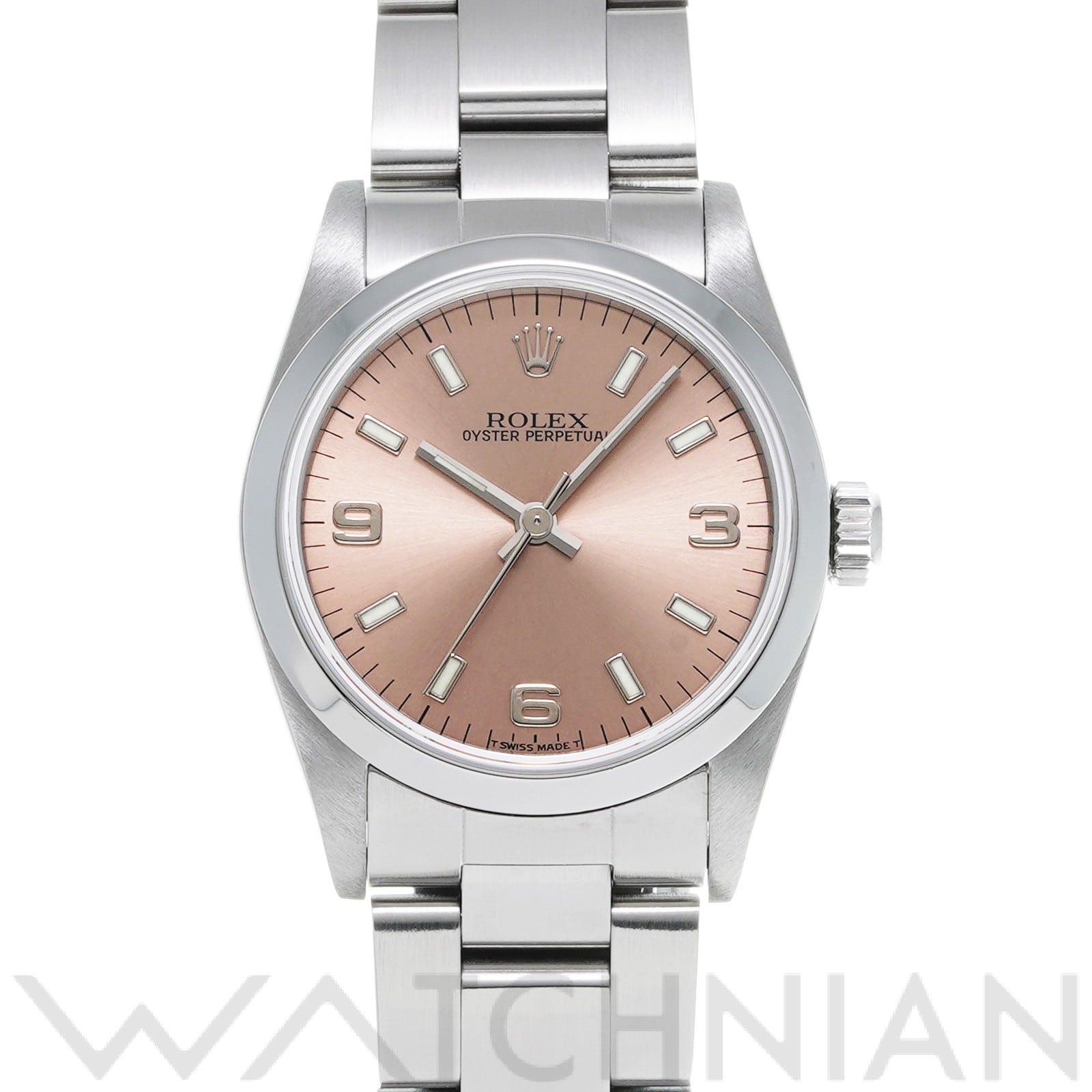 オイスターパーペチュアル 67480 N番(1992年頃製造) ピンク ロレックス ROLEX ユニセックス 【中古】