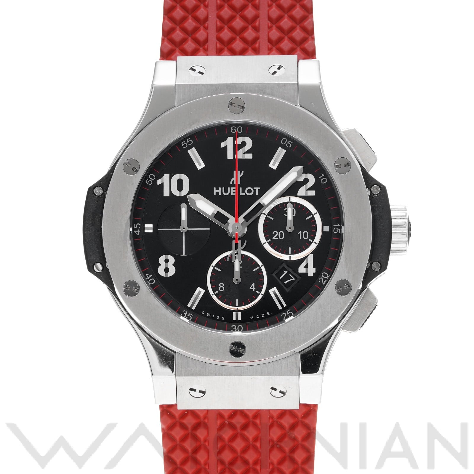 ビッグバン スチール 301.SX.130.RX マットブラック ウブロ HUBLOT メンズ 【中古】