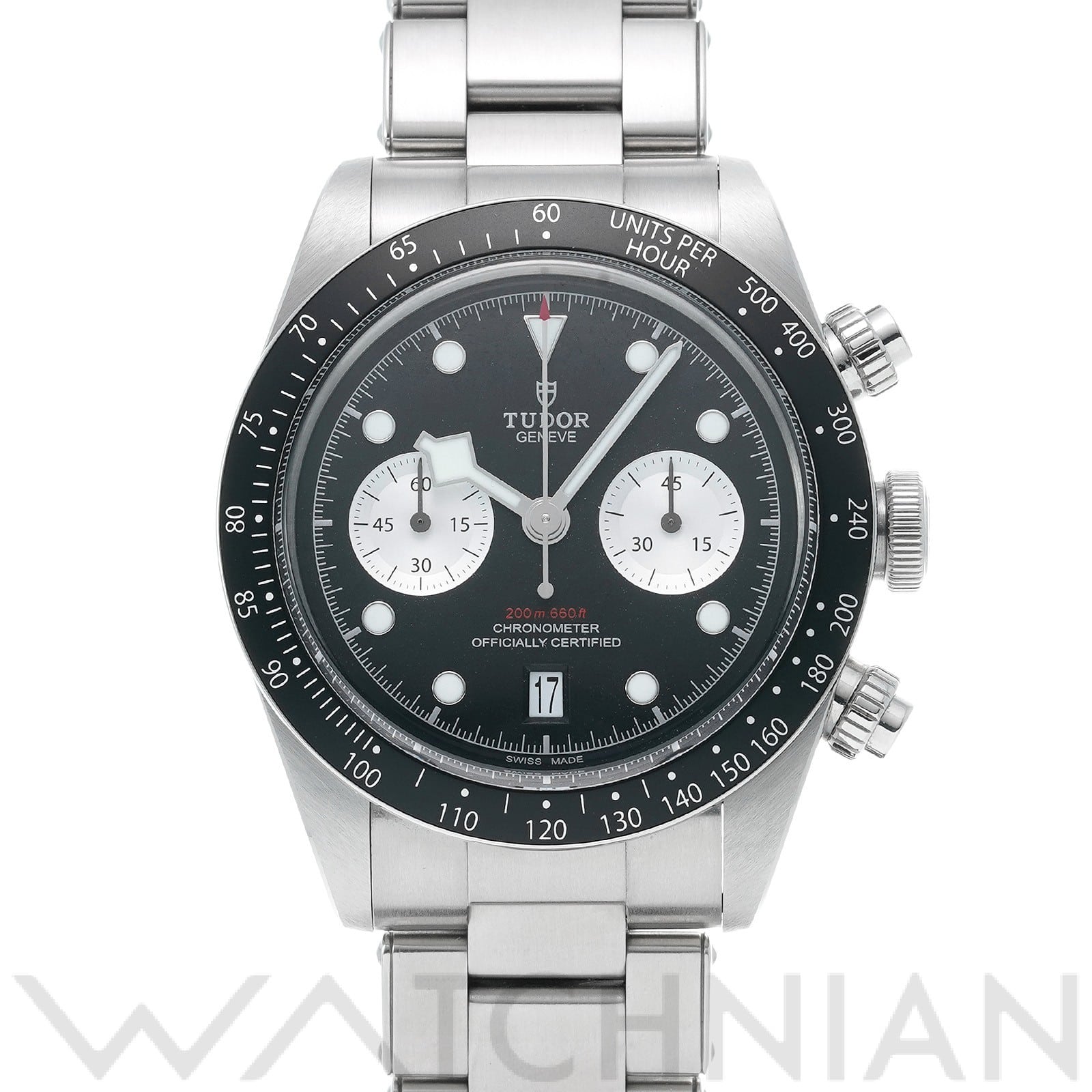 チューダー / チュードル / TUDOR ブラックベイ クロノ 79360N ブラック/シルバー メンズ 時計 【中古】【wristwatch】