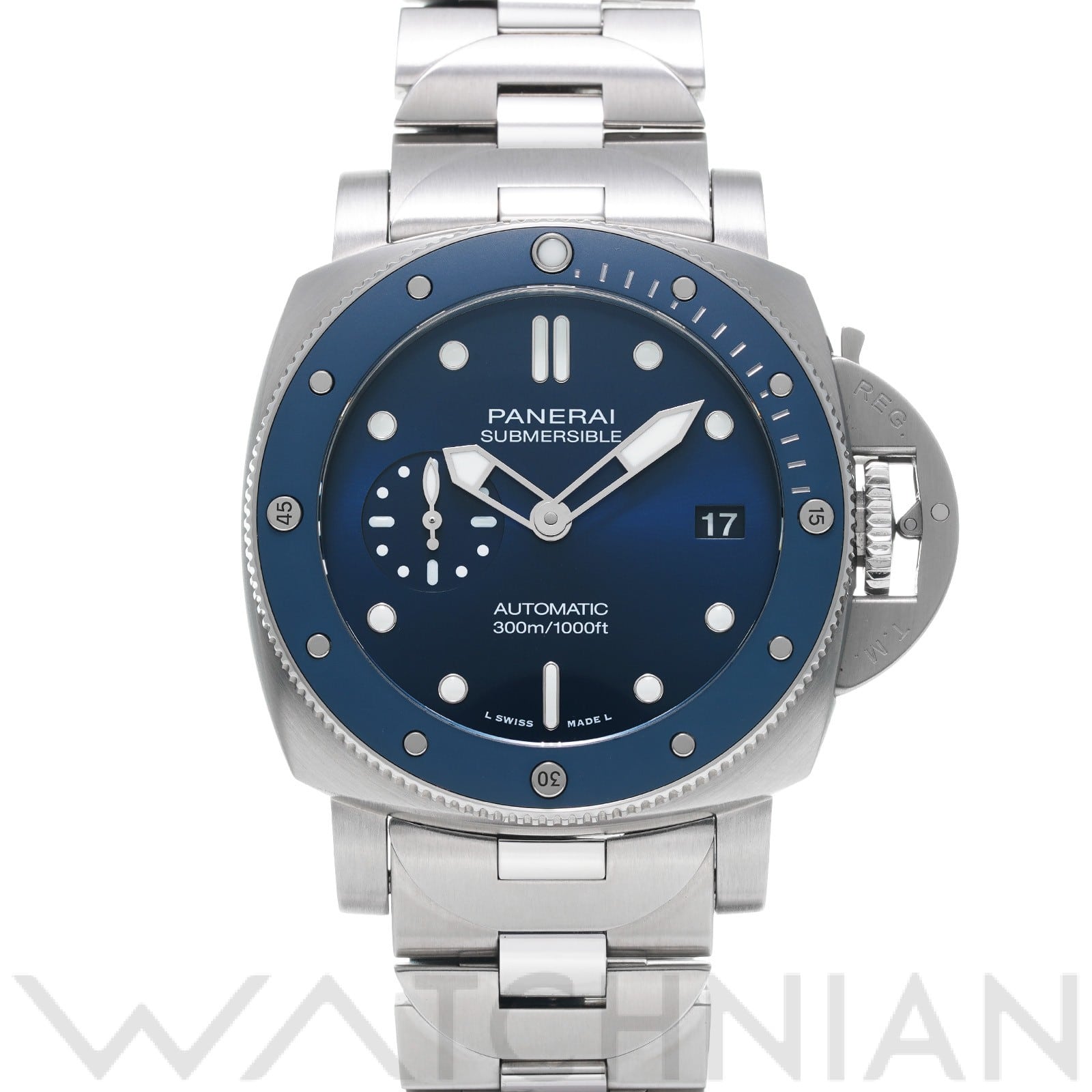 パネライ / PANERAI サブマーシブル ブルーノッテ PAM01068 ブルー メンズ 時計 【中古】【wristwatch】