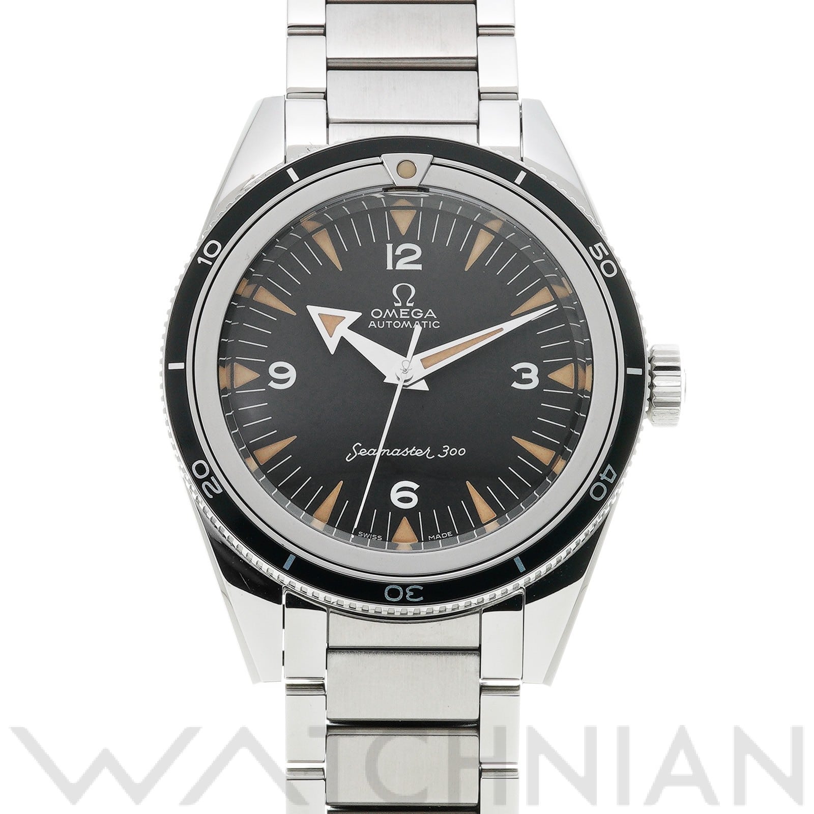 オメガ / OMEGA シーマスター 300 コーアクシャル マスタークロノメーター 1957 トリロジー 234.10.39.20.01.001 ブラック メンズ 時計 【中古】【wristwatch】