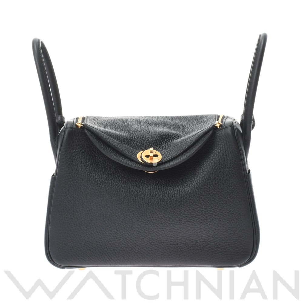 リンディ 26 2WAY ブラック(黒)/ゴールド金具 トリヨンクレマンス HERMES エルメス レディース 【新品】