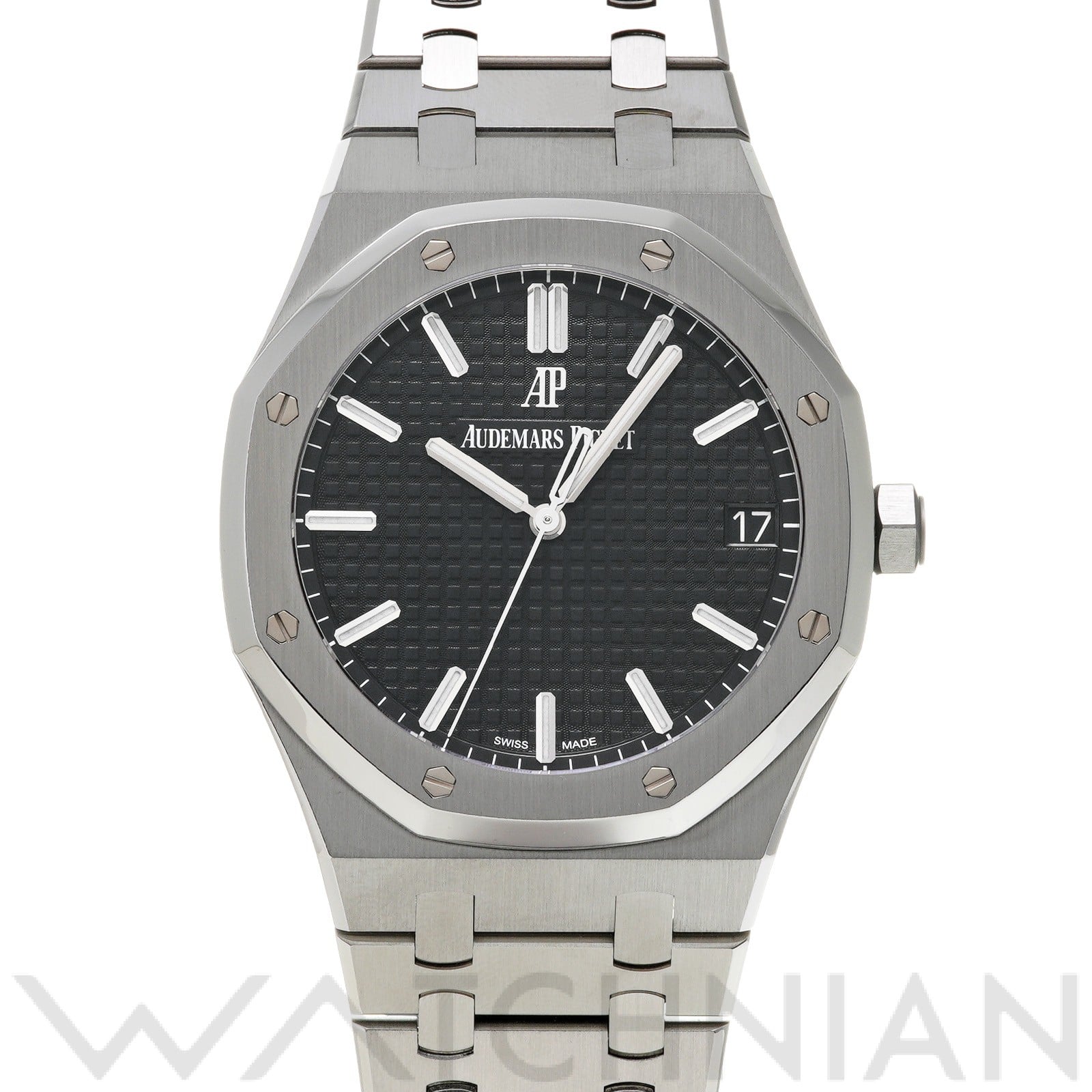 オーデマ ピゲ ロイヤルオーク 15500ST.OO.1220ST.03 ブラック メンズ 時計 【中古】【wristwatch】