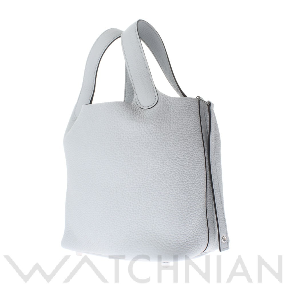 ピコタンロックPM ブルーペール/パラジウム金具 トリヨンクレマンス HERMES エルメス レディース 【新品】