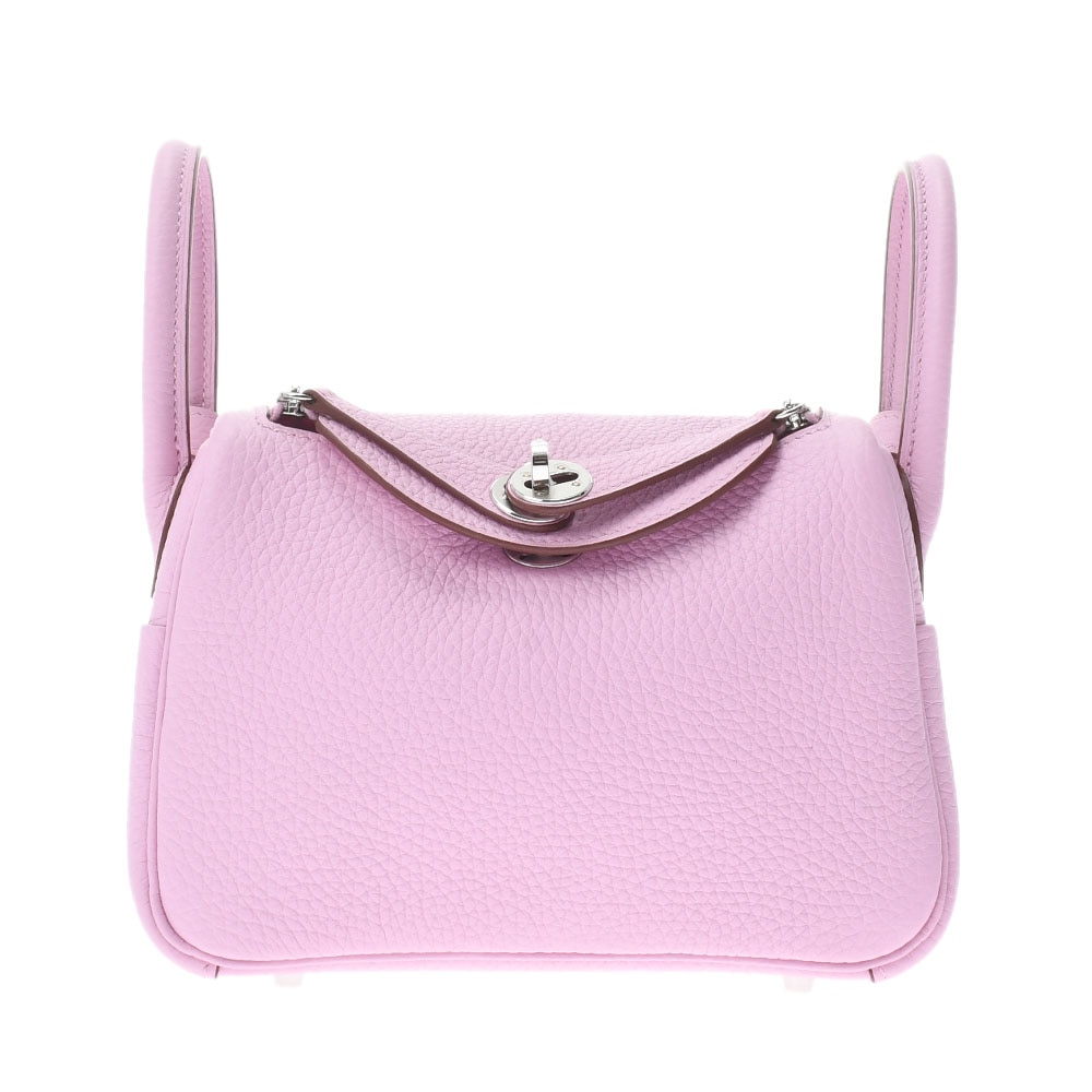 リンディ ミニ 2WAY モーヴシルベストル/パラジウム金具 トリヨンクレマンス HERMES エルメス レディース 【新品】