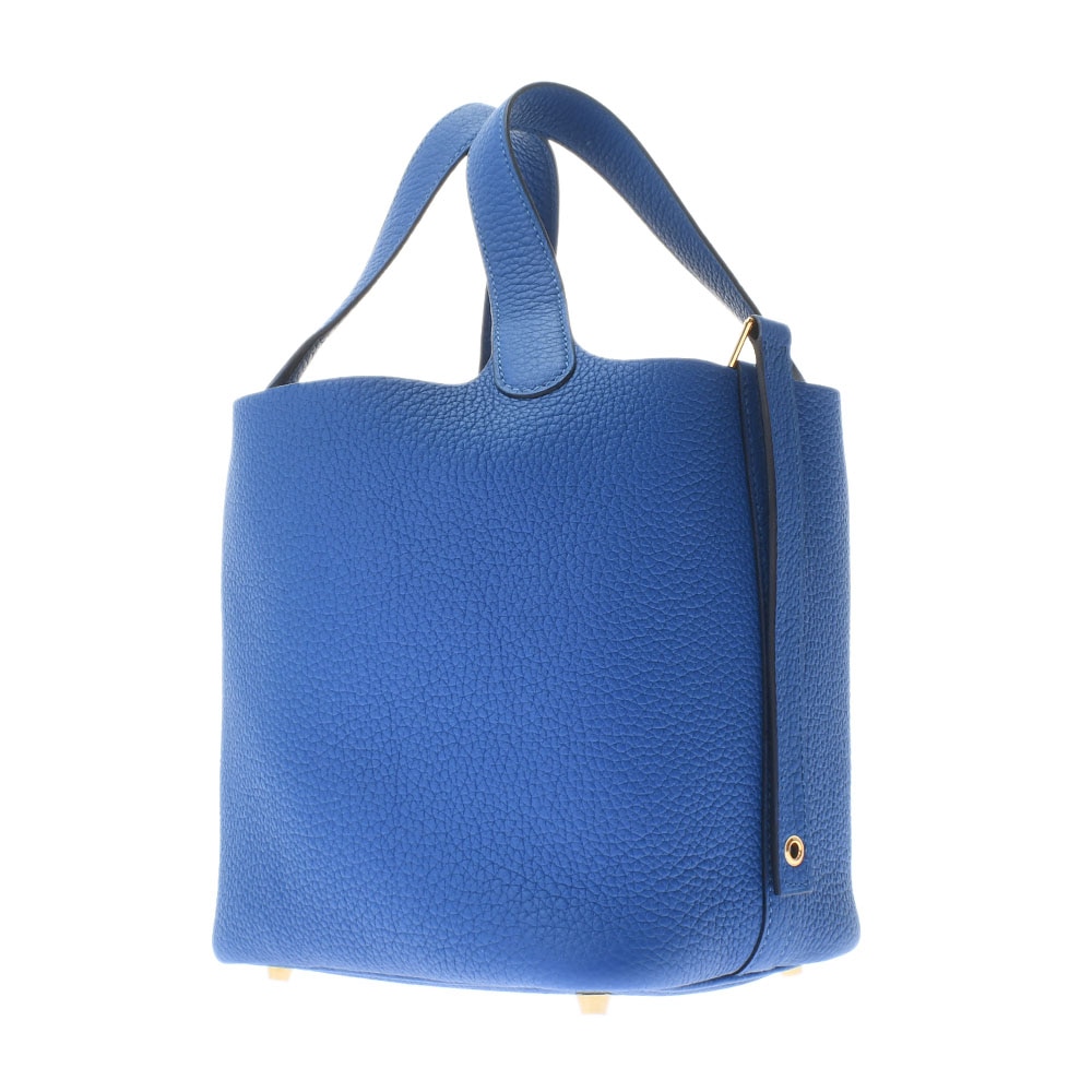 エルメス / HERMES ピコタンロックPM ブルーフランス/ゴールド金具 トリヨンモーリス レディース バッグ 【未使用】【bag】