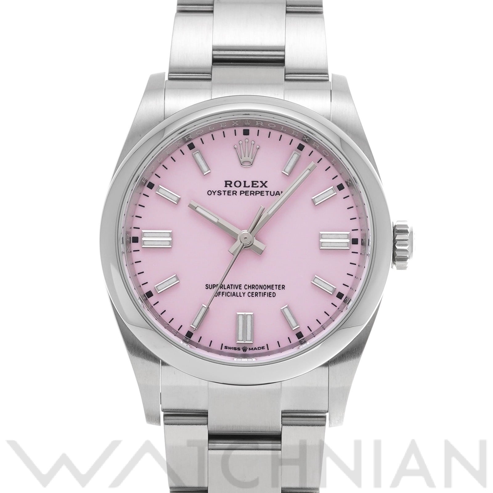 ロレックス オイスターパーペチュアル 36 126000 キャンディピンク メンズ 時計 【中古】【wristwatch】