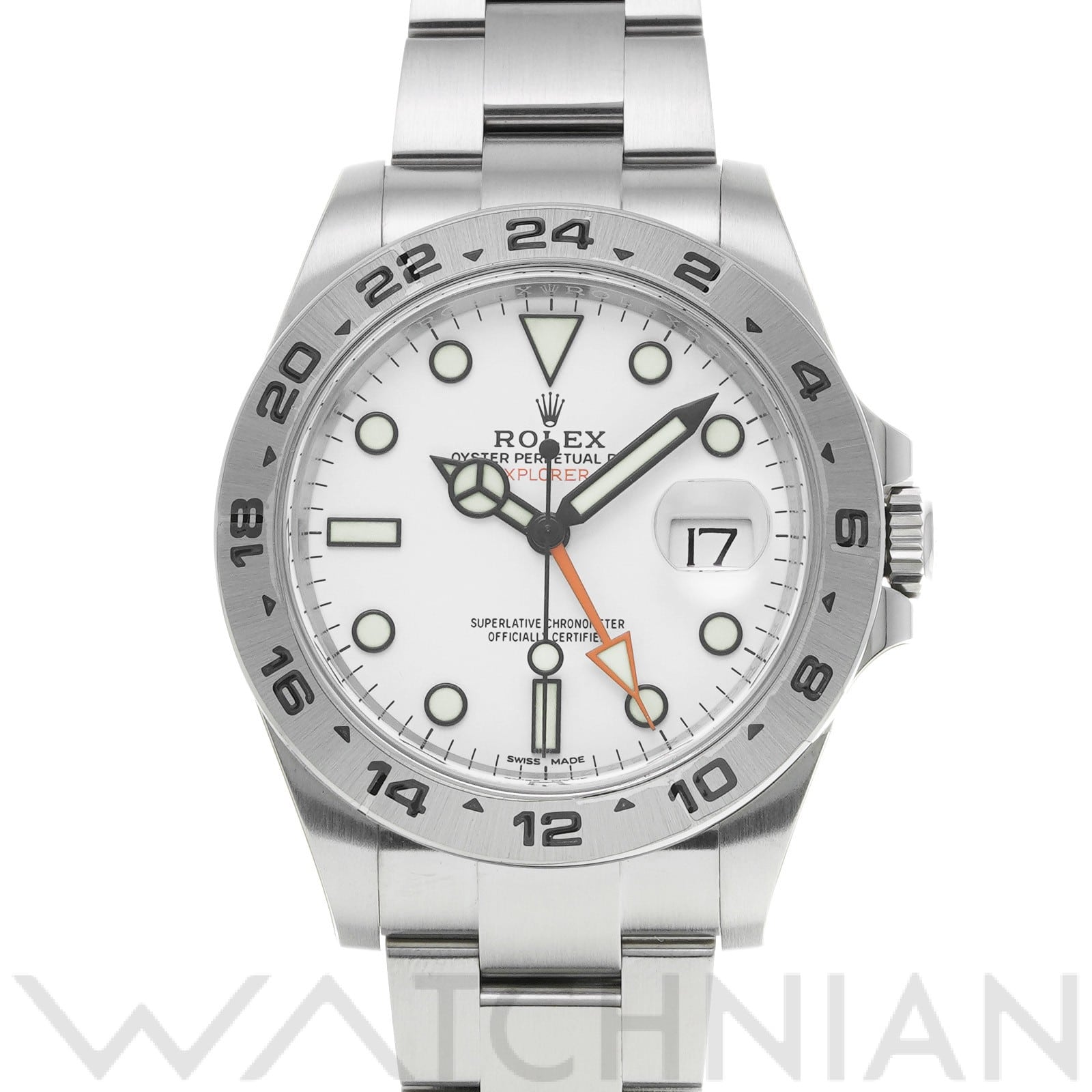 ロレックス エクスプローラーII 216570 ホワイト メンズ 時計 【中古】【wristwatch】