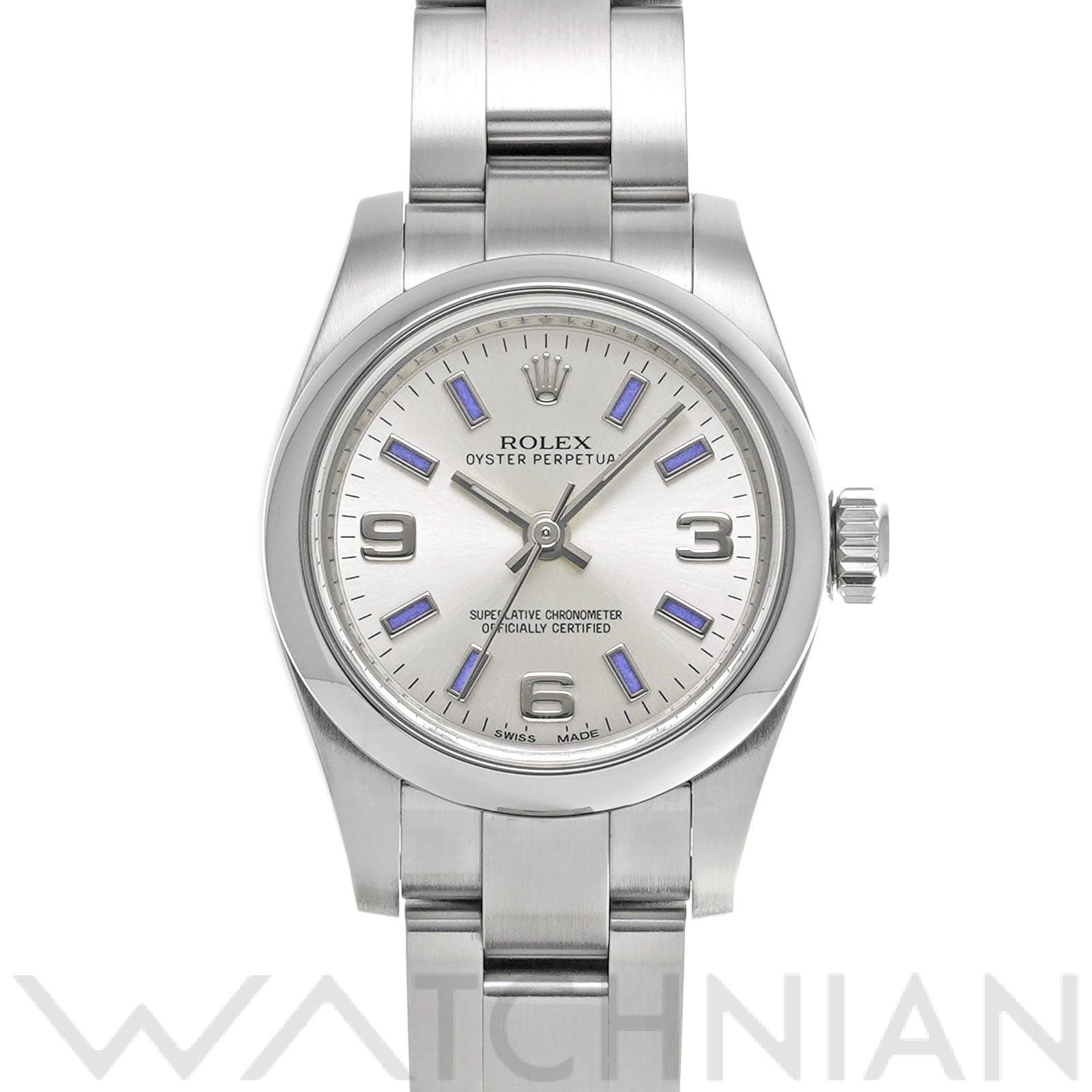 オイスターパーペチュアル 26 176200 ランダムシリアル シルバー ロレックス ROLEX レディース 【中古】