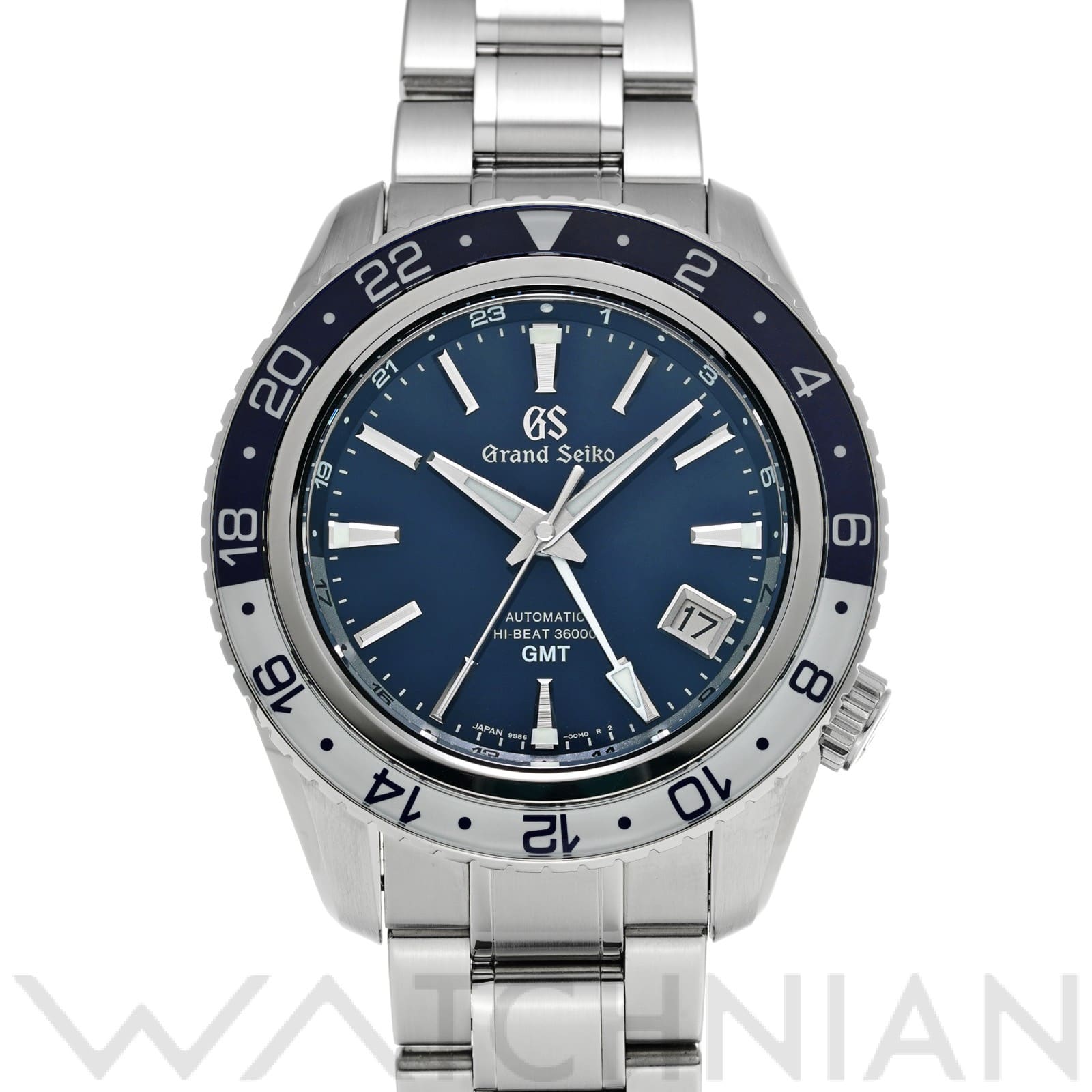 グランドセイコー / Grand Seiko スポーツコレクション メカニカル ハイビート36000 GMT SBGJ237 ミッドナイトブルー メンズ 時計 【中古】【wristwatch】
