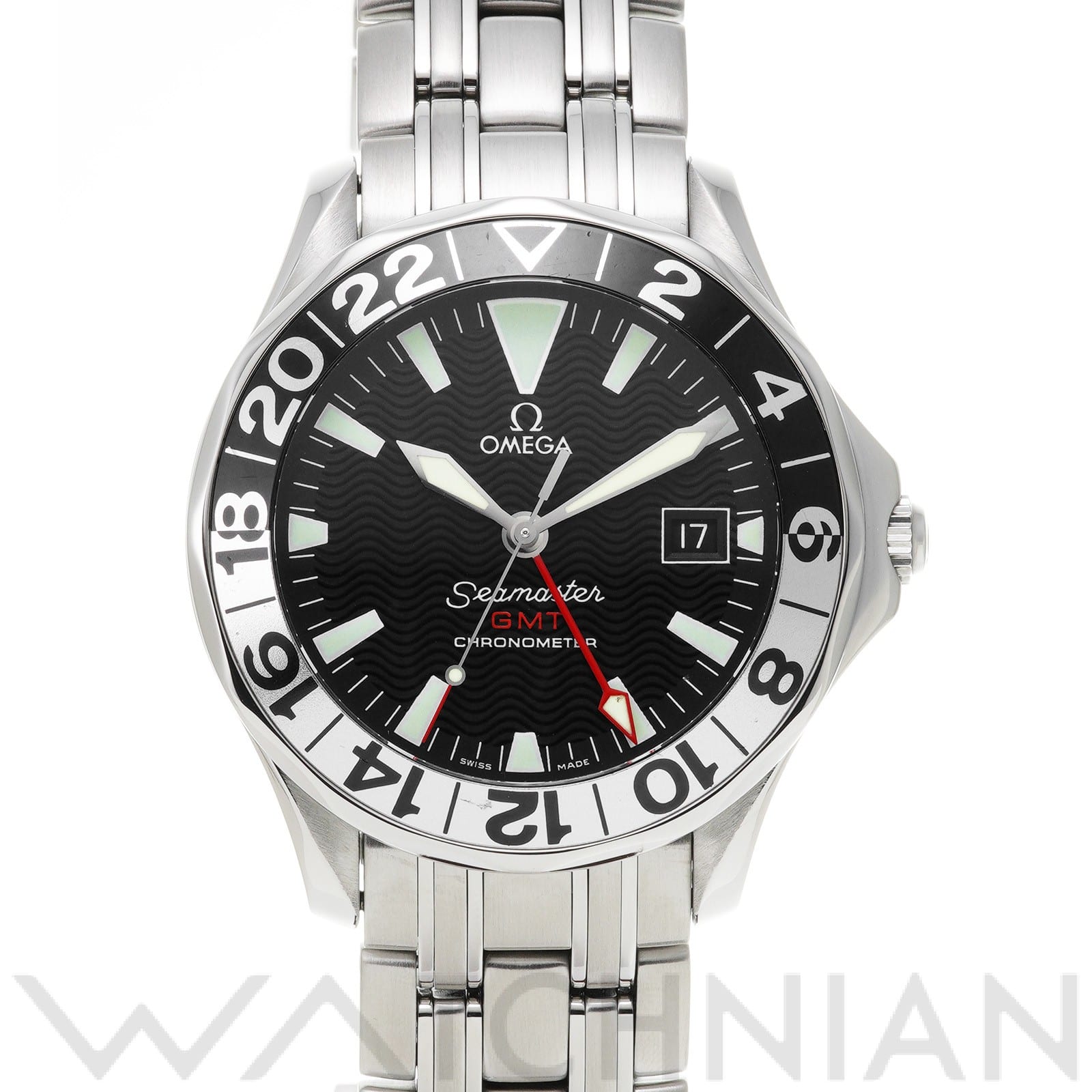 オメガ / OMEGA シーマスター 300 GMT 50th 2534.50 ブラック メンズ 時計 【中古】【wristwatch】