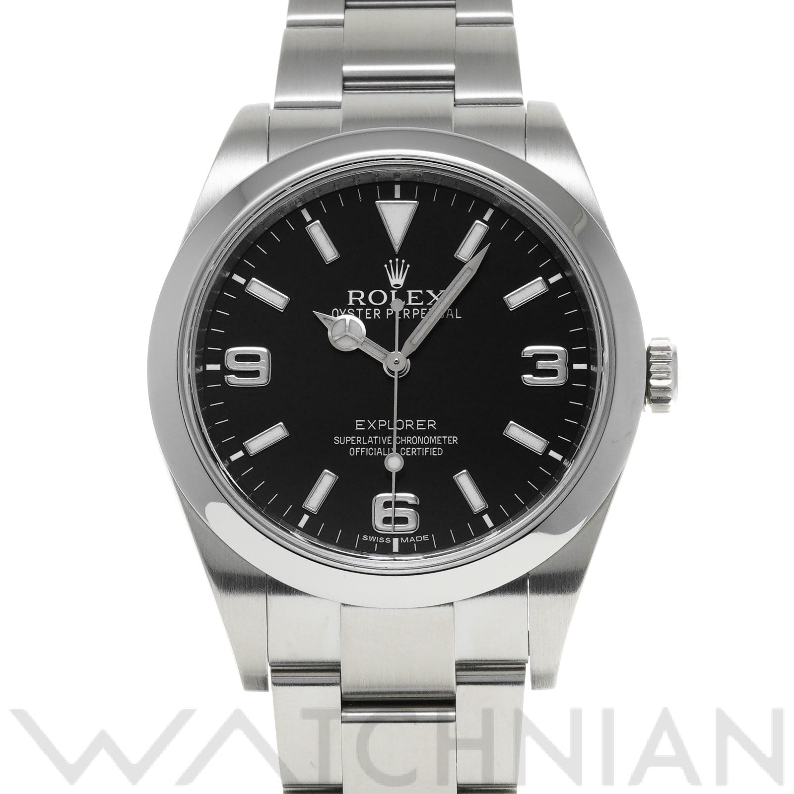 ロレックス エクスプローラー 214270 ブラック メンズ 時計 【中古】【wristwatch】