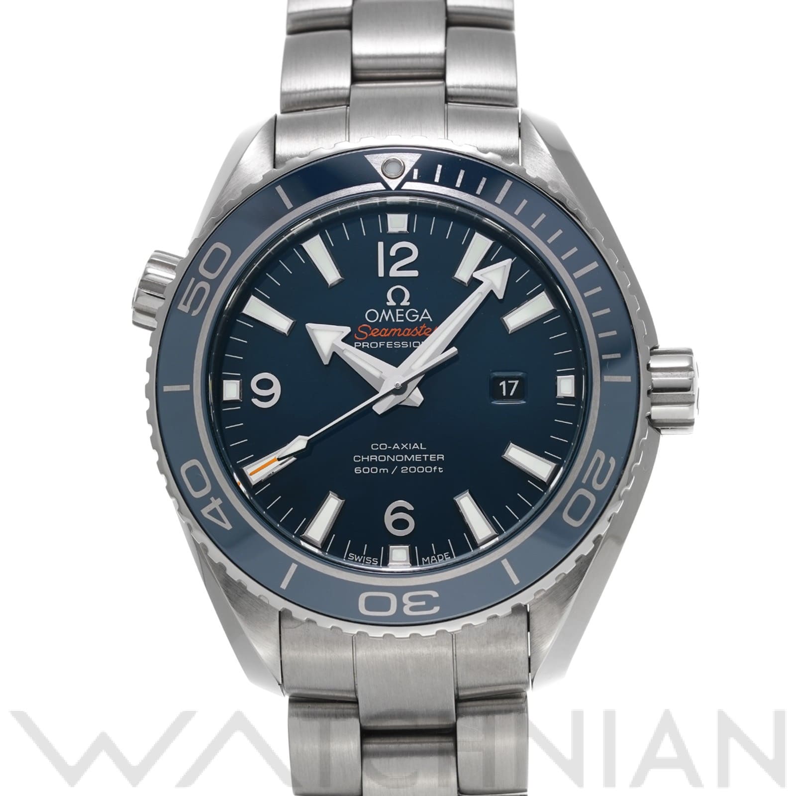 オメガ / OMEGA シーマスター プラネットオーシャン 600 コーアクシャル 232.90.38.20.03.001 ブルー ユニセックス 時計 【中古】【wristwatch】
