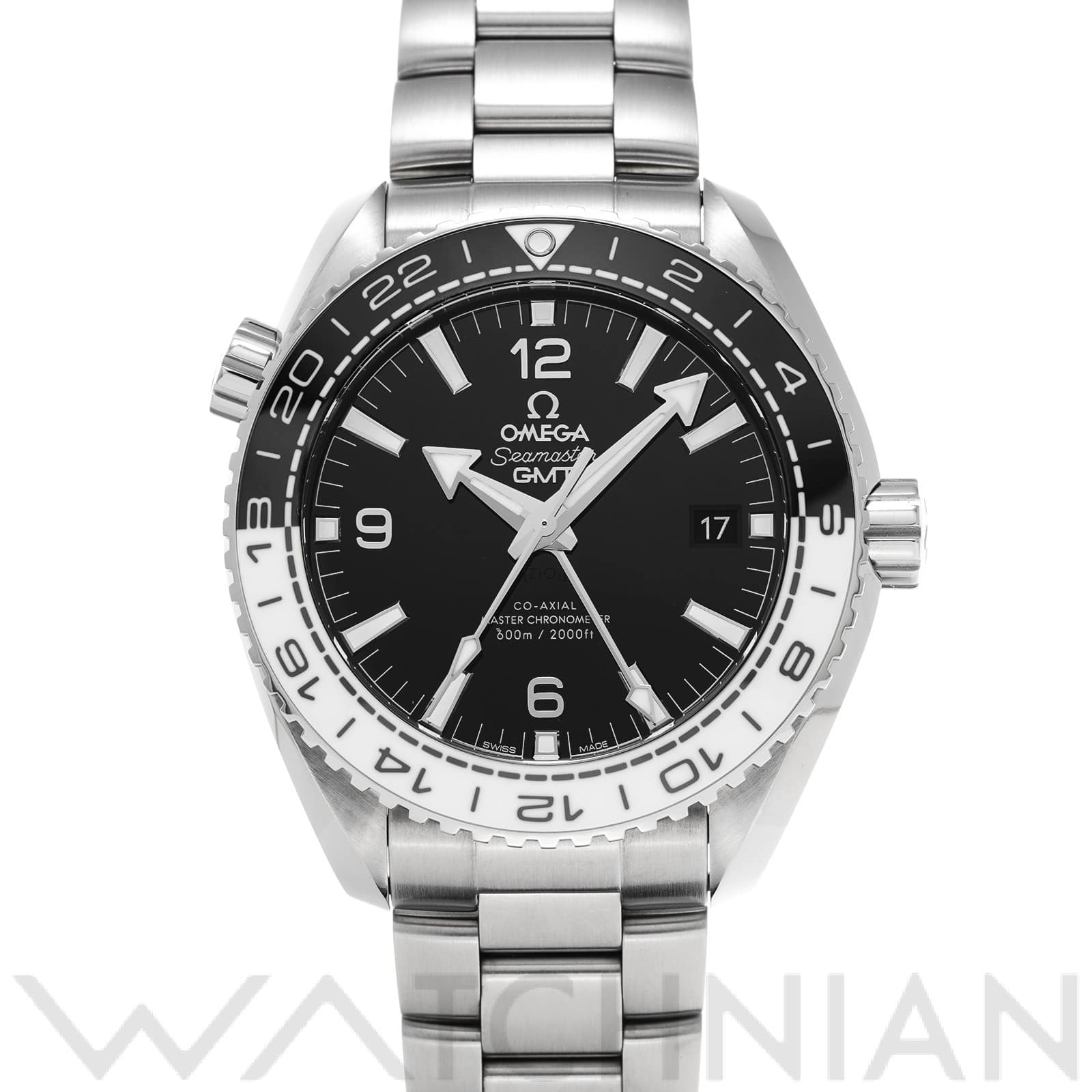 オメガ / OMEGA シーマスター プラネットオーシャン 600 コーアクシャル マスタークロノメーター GMT 215.30.44.22.01.001 ブラック メンズ 時計 【中古】【wristwatch】