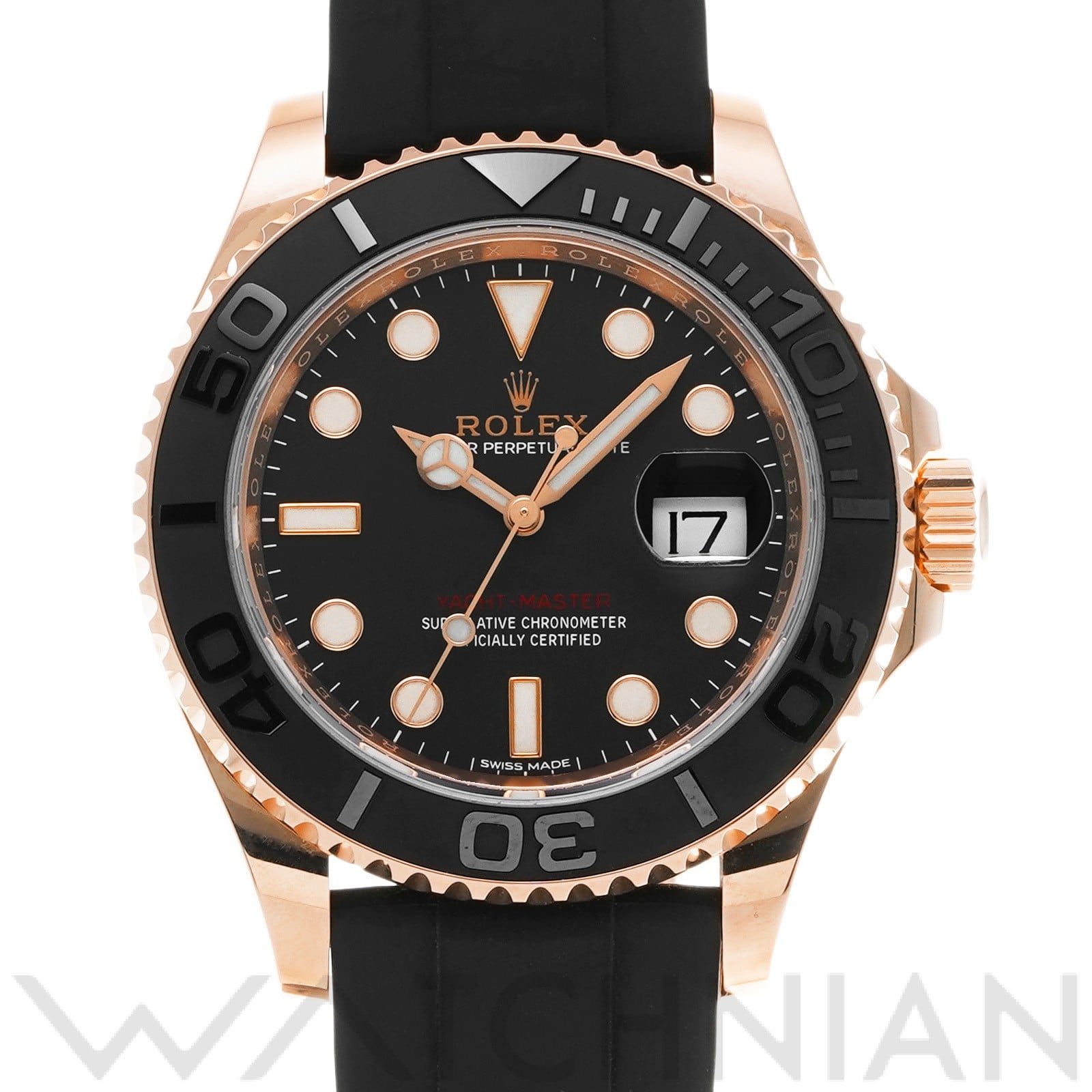 ヨットマスター 40 116655 ランダムシリアル ブラック ロレックス ROLEX メンズ 【中古】