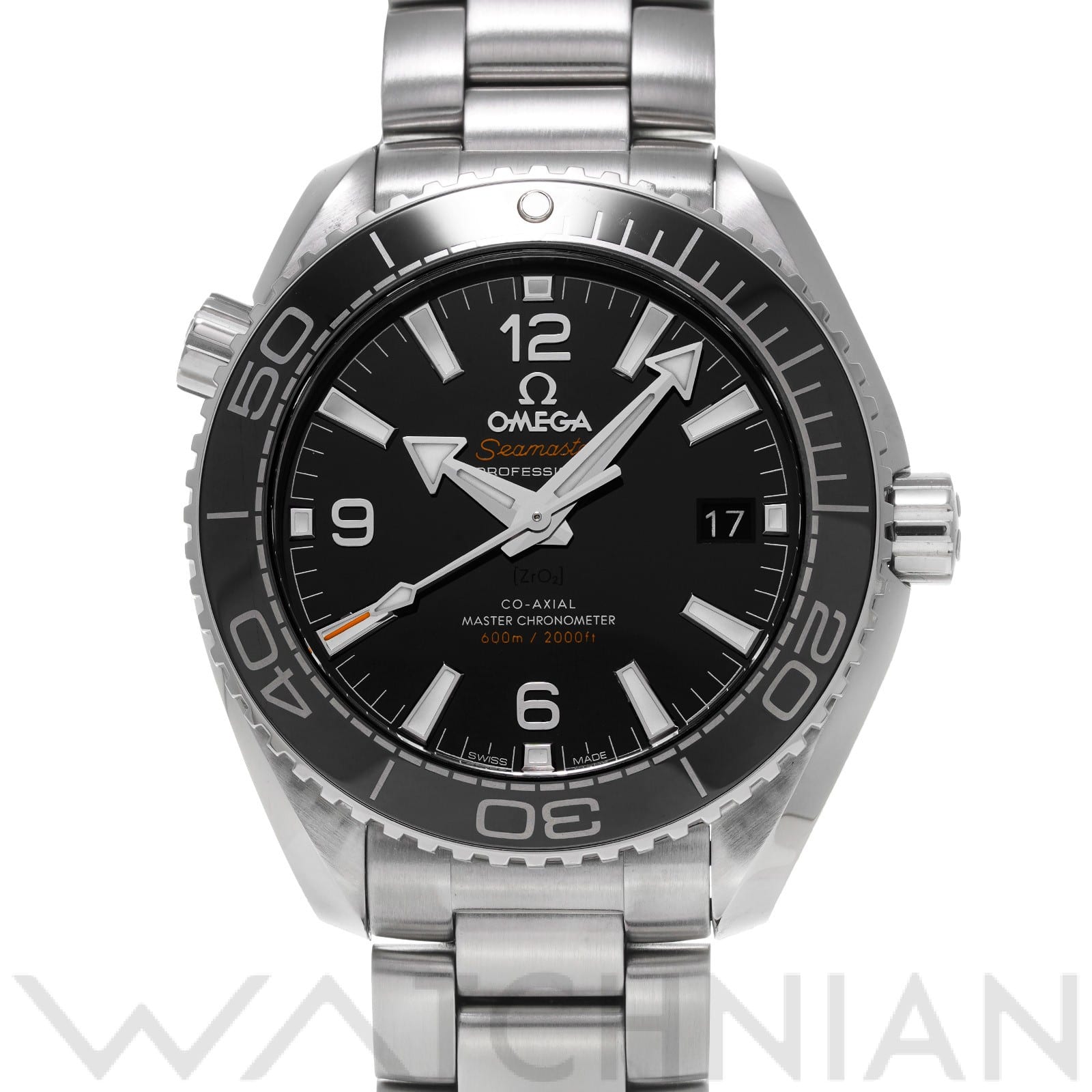 オメガ / OMEGA シーマスター プラネットオーシャン 600 コーアクシャル マスタークロノメーター 215.30.40.20.01.001 ブラック メンズ 時計 【中古】【wristwatch】