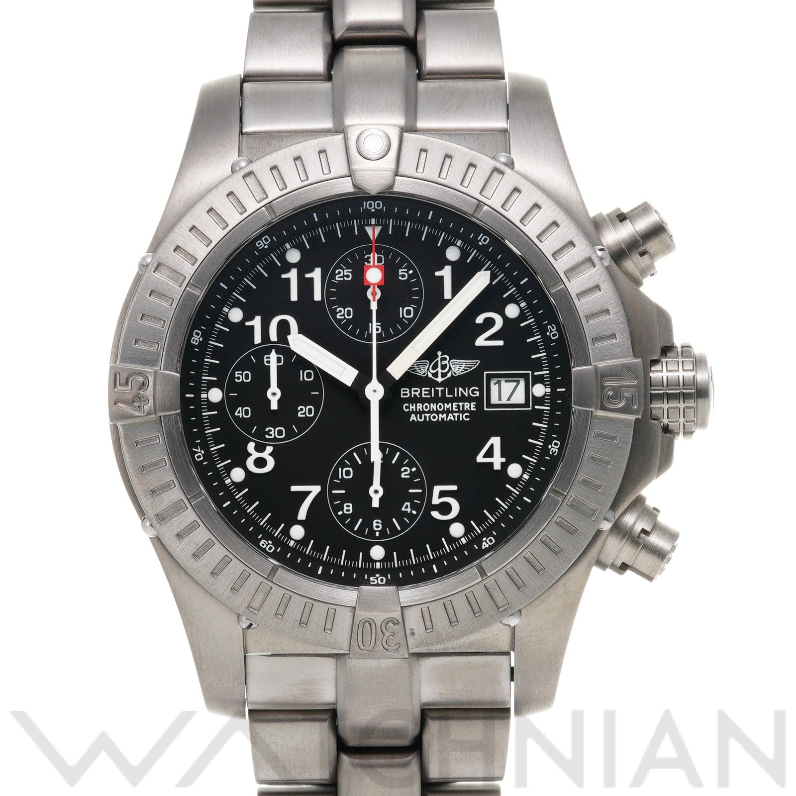 ブライトリング / BREITLING クロノ アベンジャー E13360 ブラック メンズ 時計 【中古】【wristwatch】