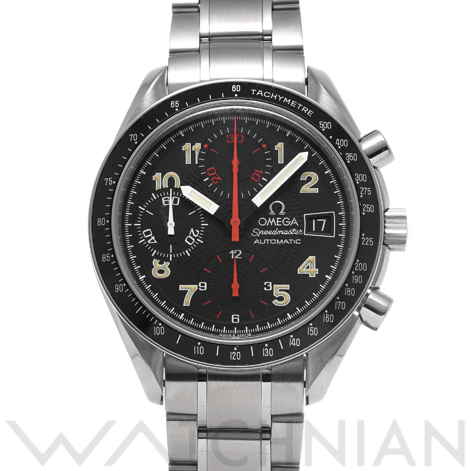 オメガ / OMEGA スピードマスター デイト マーク40 コスモス 3513.53 ブラック メンズ 時計 【中古】【wristwatch】