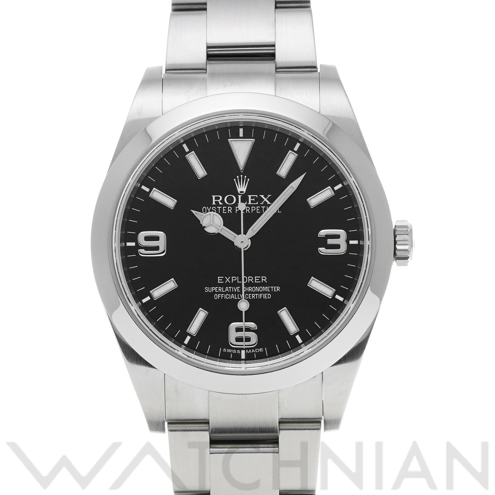 ロレックス エクスプローラー 214270 ブラック メンズ 時計 【中古】【wristwatch】