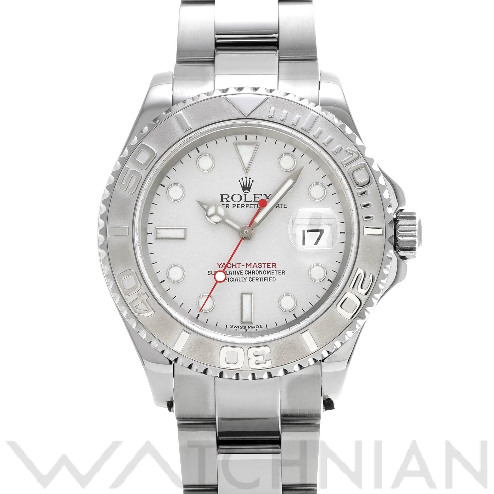 ヨットマスター ロレジウム 16622 A番(1999年頃製造) グレー ロレックス ROLEX メンズ 【中古】