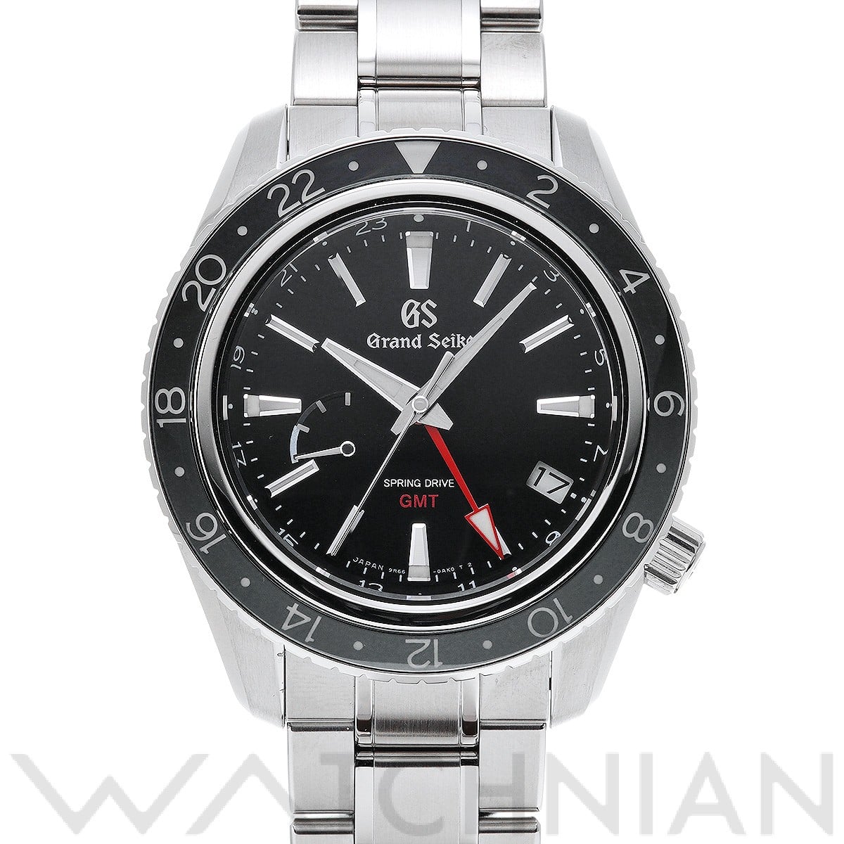 グランドセイコー / Grand Seiko スポーツコレクション スプリングドライブ GMT SBGE201 ブラック メンズ 時計 【中古】【wristwatch】