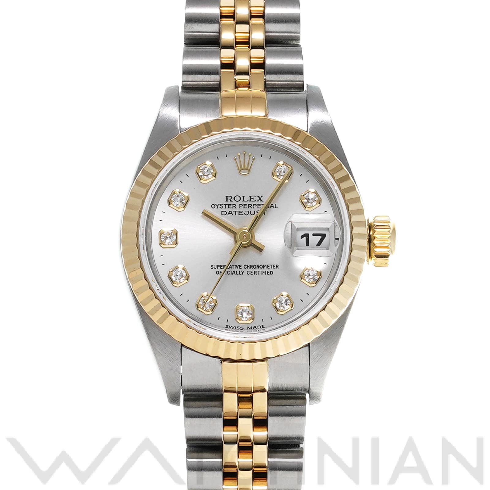 ロレックス デイトジャスト 79173G シルバー/ダイヤモンド レディース 時計 【中古】【wristwatch】