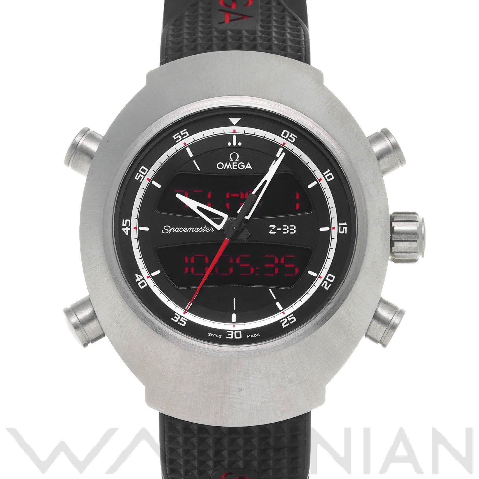 スペースマスター Z-33 325.92.43.79.01.002 ブラック オメガ OMEGA メンズ 【中古】