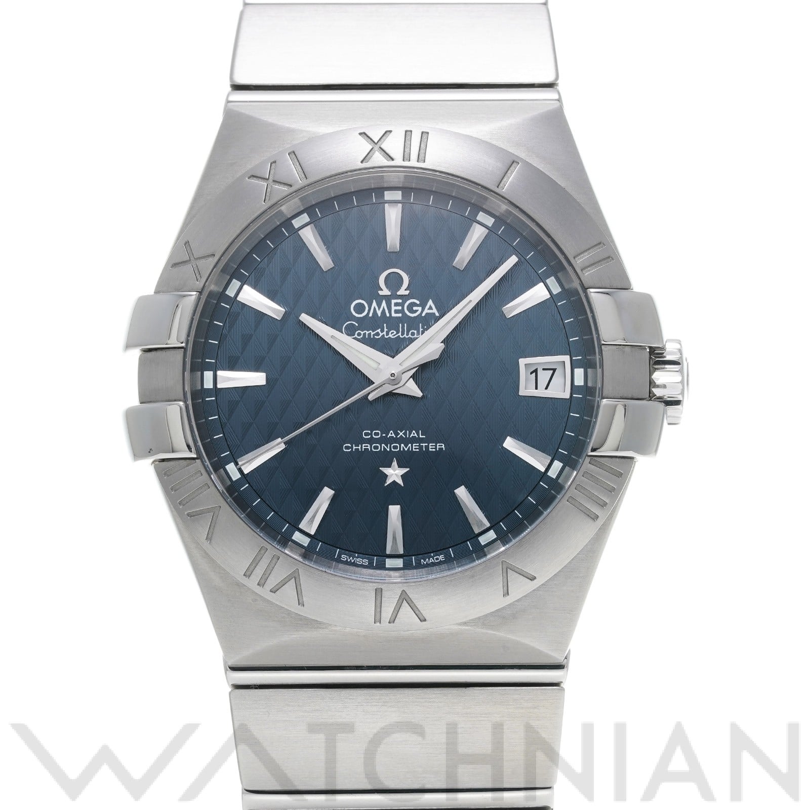 オメガ / OMEGA コンステレーション コーアクシャル 123.10.35.20.03.002 ブルー メンズ 時計 【中古】【wristwatch】