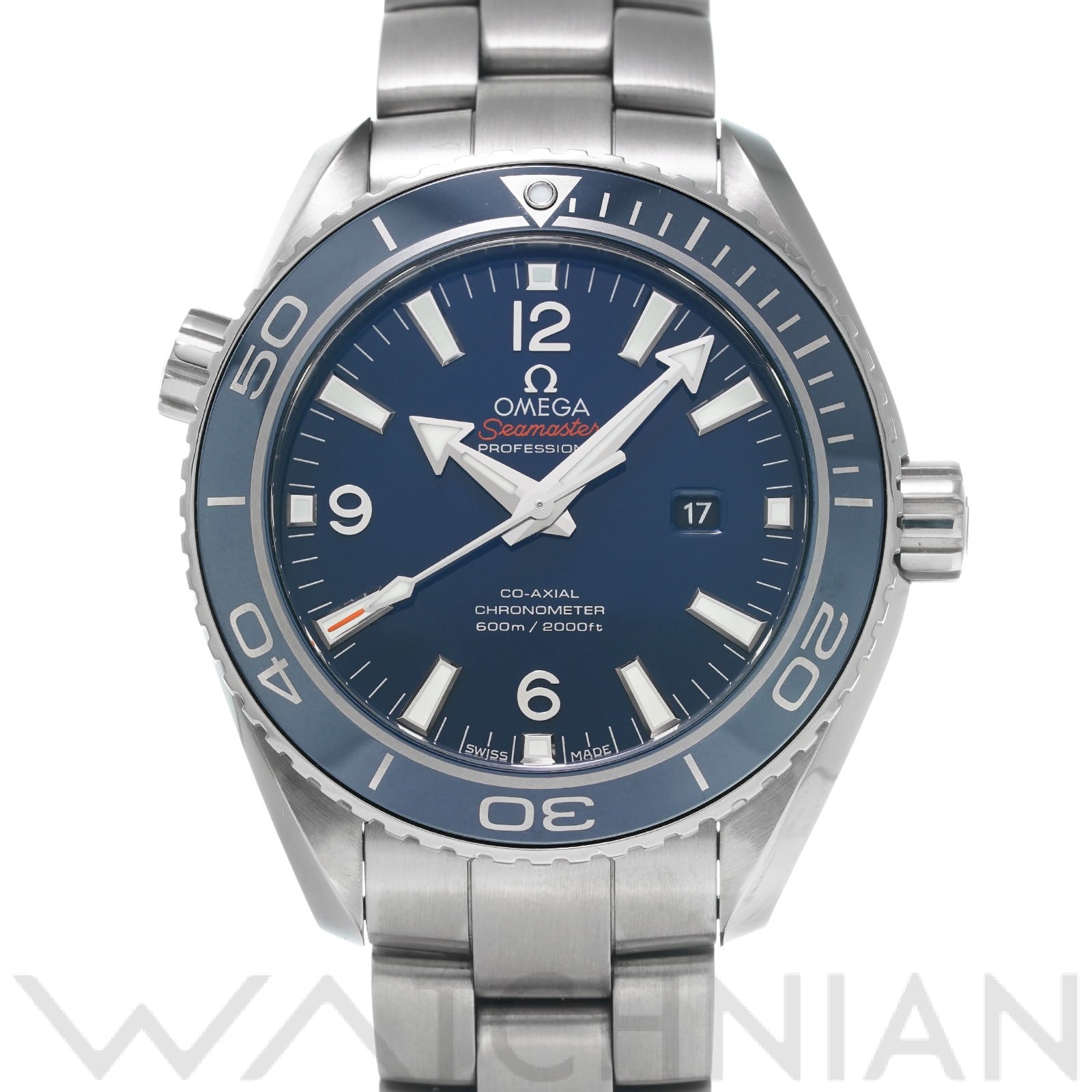 オメガ / OMEGA シーマスター プラネットオーシャン 600 コーアクシャル 232.90.38.20.03.001 ブルー ユニセックス 時計 【中古】【wristwatch】