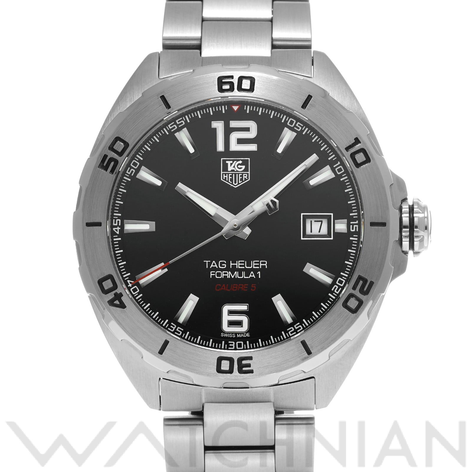 タグ ホイヤー / TAG HEUER フォーミュラ1 キャリバー5 WAZ2113.BA0875 ブラック メンズ 時計 【中古】【wristwatch】
