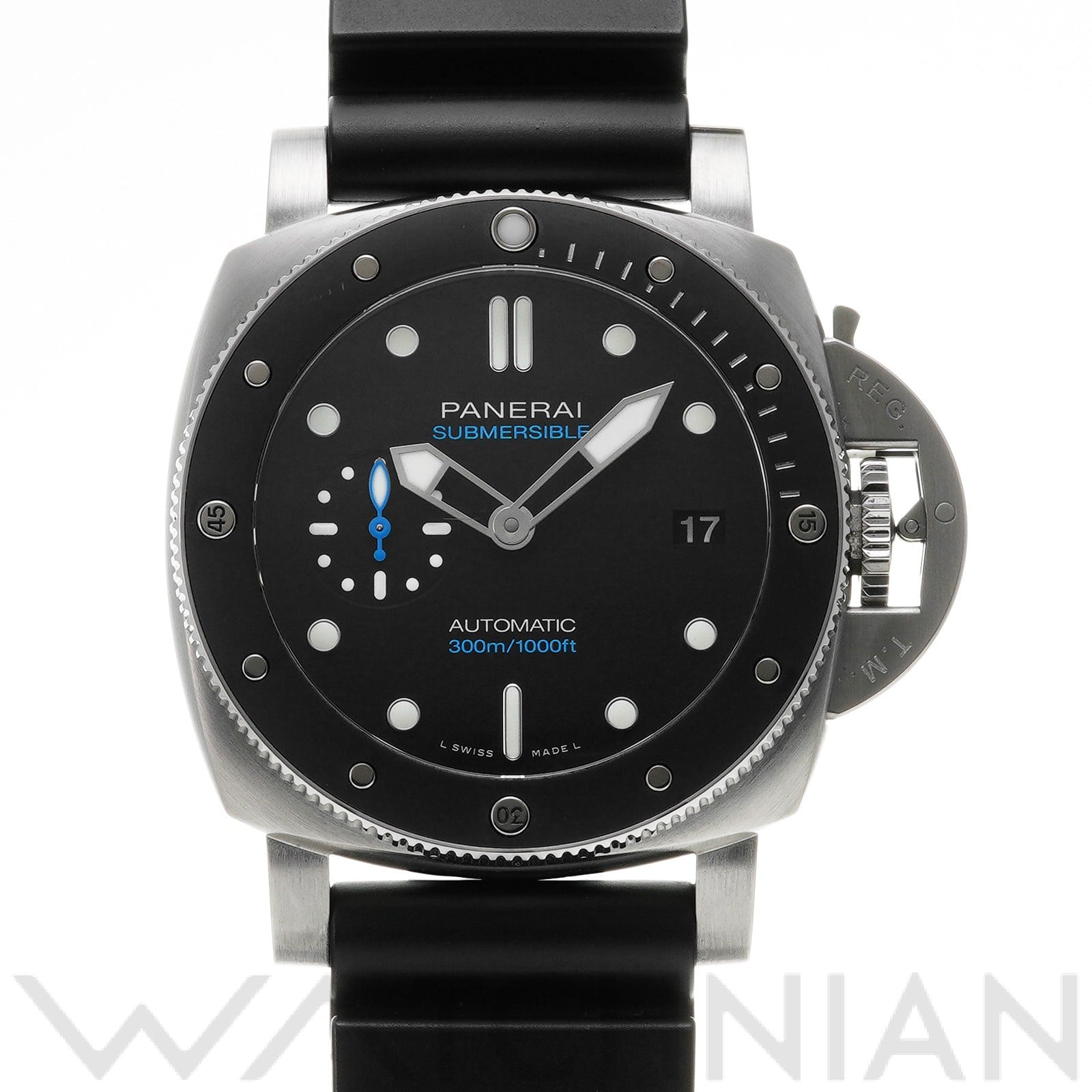 サブマーシブル PAM00683 W番(2020年製造) ブラック パネライ OFFICINE PANERAI メンズ 【中古】