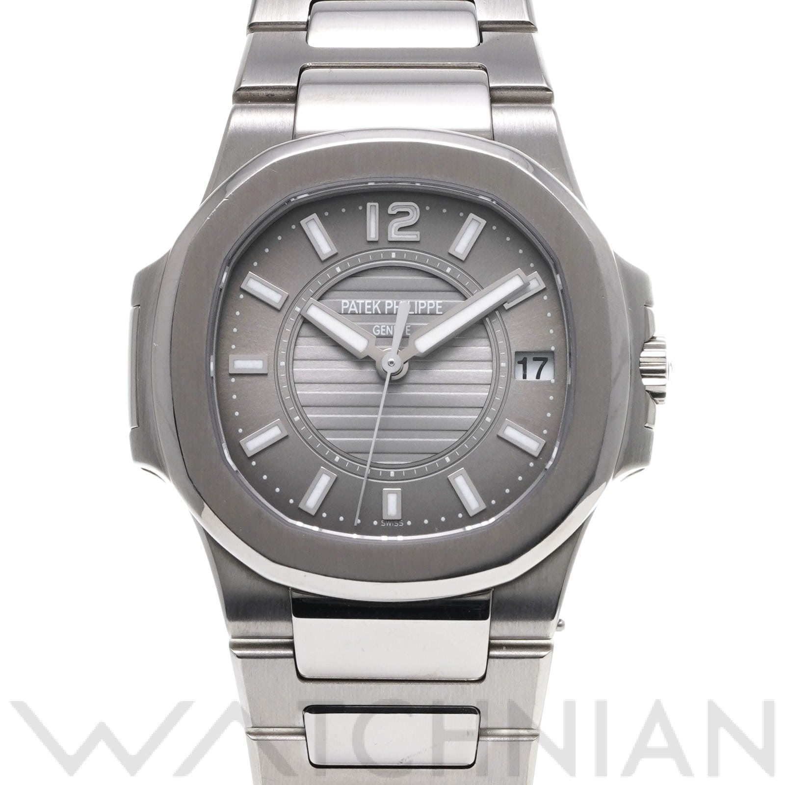 パテック フィリップ / PATEK PHILIPPE ノーチラス 7011/1G-010 グレー レディース 時計 【中古】【wristwatch】