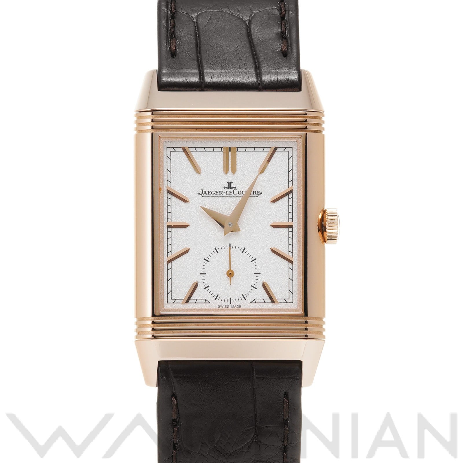レベルソ トリビュート デュオ Q3902420 シルバー/ブラック ジャガー ルクルト JAEGER-LECOULTRE メンズ 【中古】