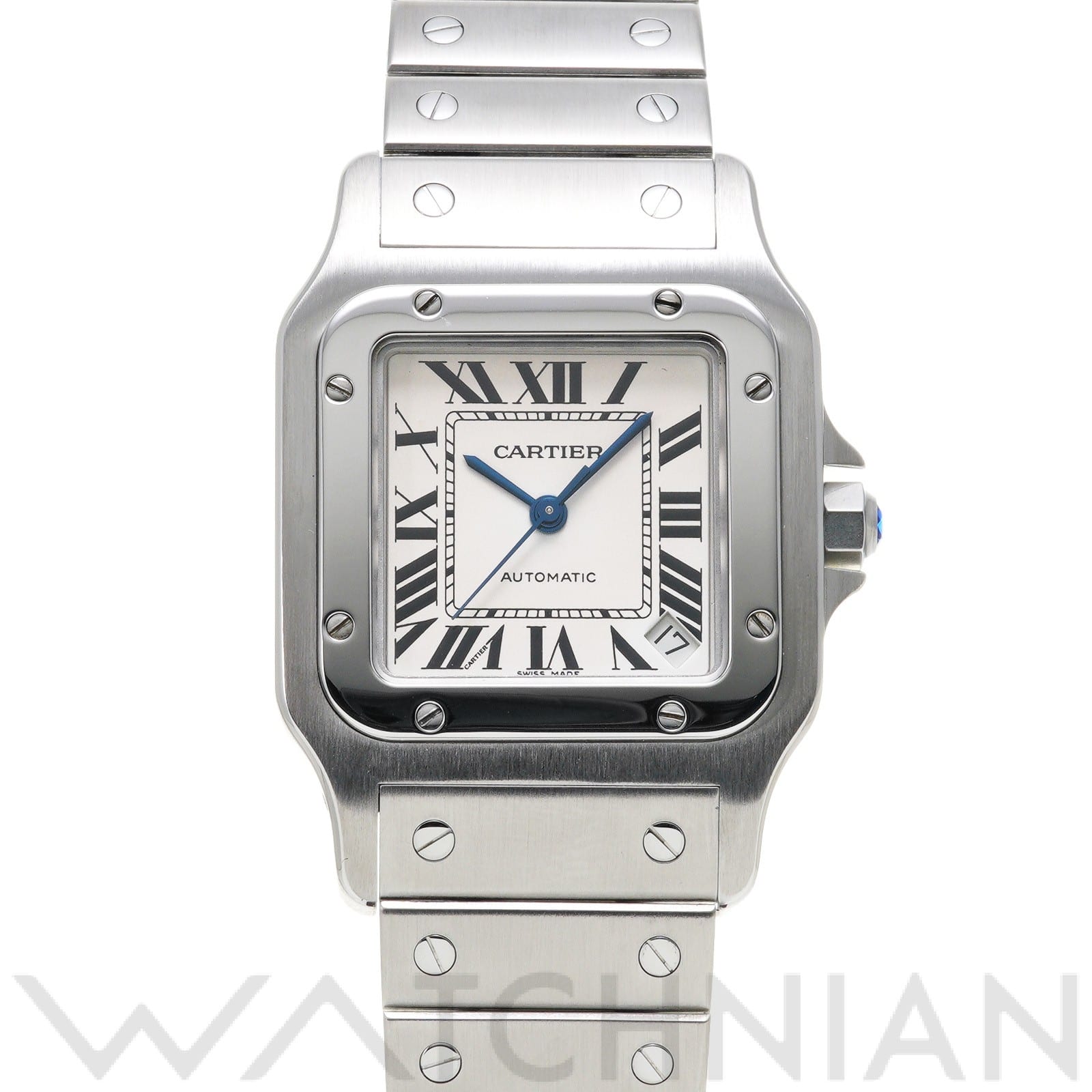 カルティエ / CARTIER サントス ガルベ XL W20098D6 シルバー メンズ 時計 【中古】【wristwatch】