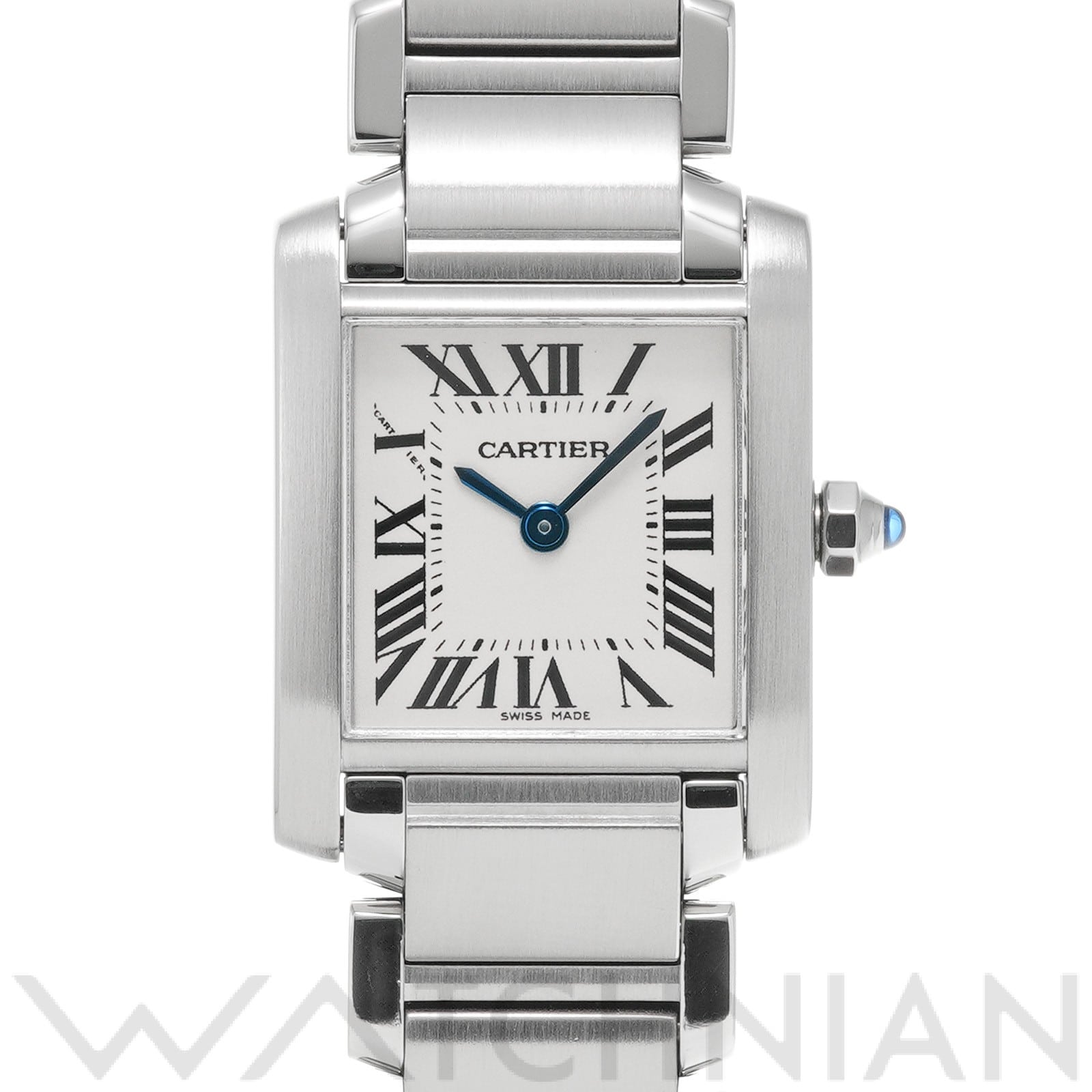 カルティエ / CARTIER タンク フランセーズ SM W51008Q3 シルバー レディース 時計 【中古】【wristwatch】