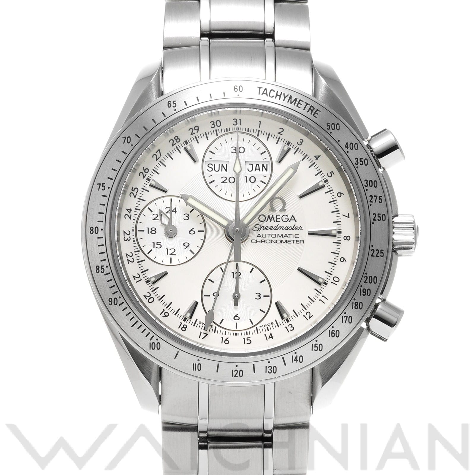 オメガ / OMEGA スピードマスター トリプルカレンダー 3221.30 シルバー メンズ 時計 【中古】【wristwatch】