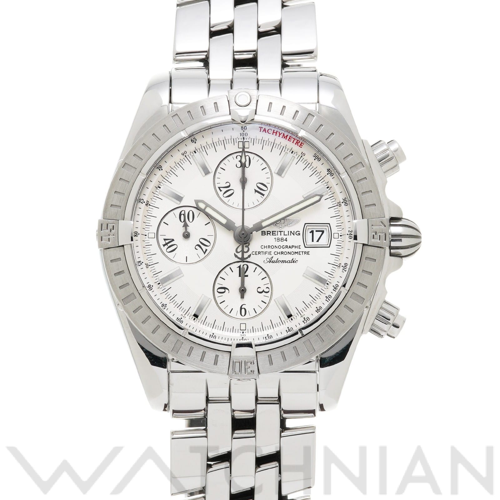 ブライトリング / BREITLING クロノマット エボリューション A156G69PA シルバー メンズ 時計 【中古】【wristwatch】