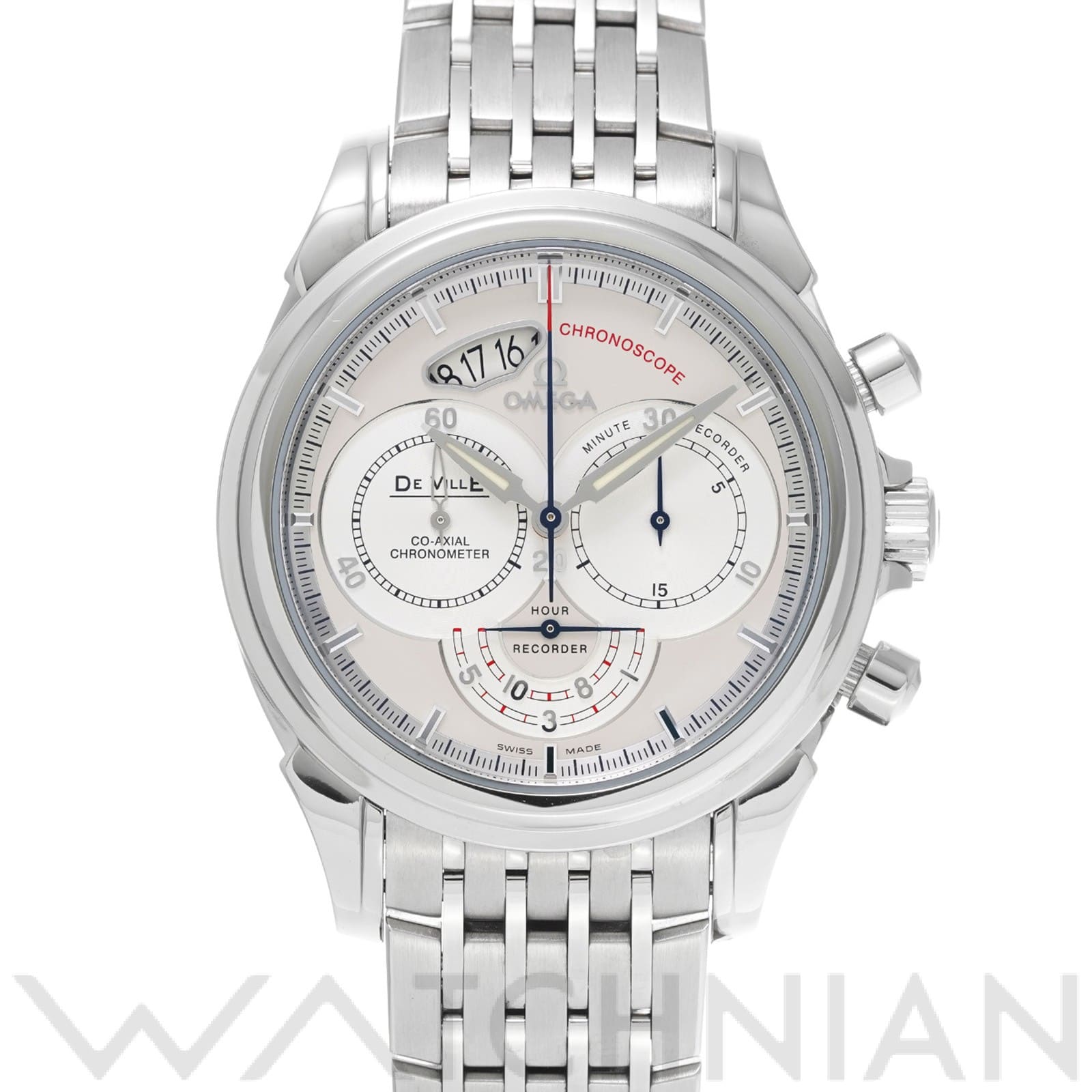 オメガ / OMEGA デ・ヴィル クロノスコープ コーアクシャル 4550.30 シルバー メンズ 時計 【中古】【wristwatch】