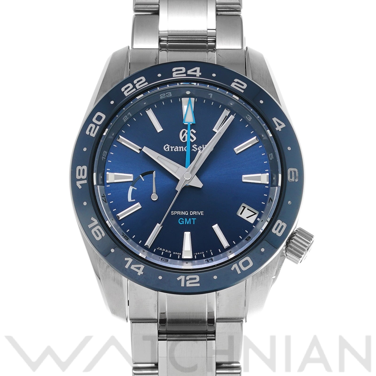 グランドセイコー / Grand Seiko スポーツコレクション スプリングドライブ GMT SBGE255 ブルー メンズ 時計 【中古】【wristwatch】