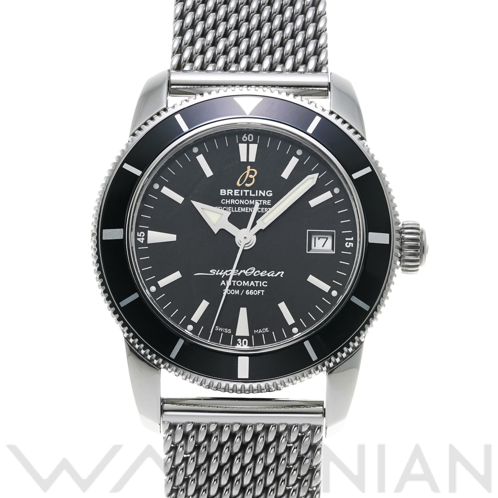 ブライトリング / BREITLING スーパーオーシャン ヘリテージ 42 A17321 ブラック メンズ 時計 【中古】【wristwatch】