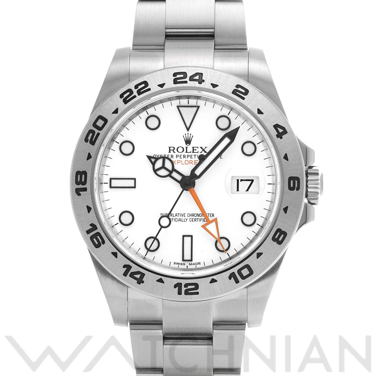 ロレックス エクスプローラーII 216570 ホワイト メンズ 時計 【中古】【wristwatch】