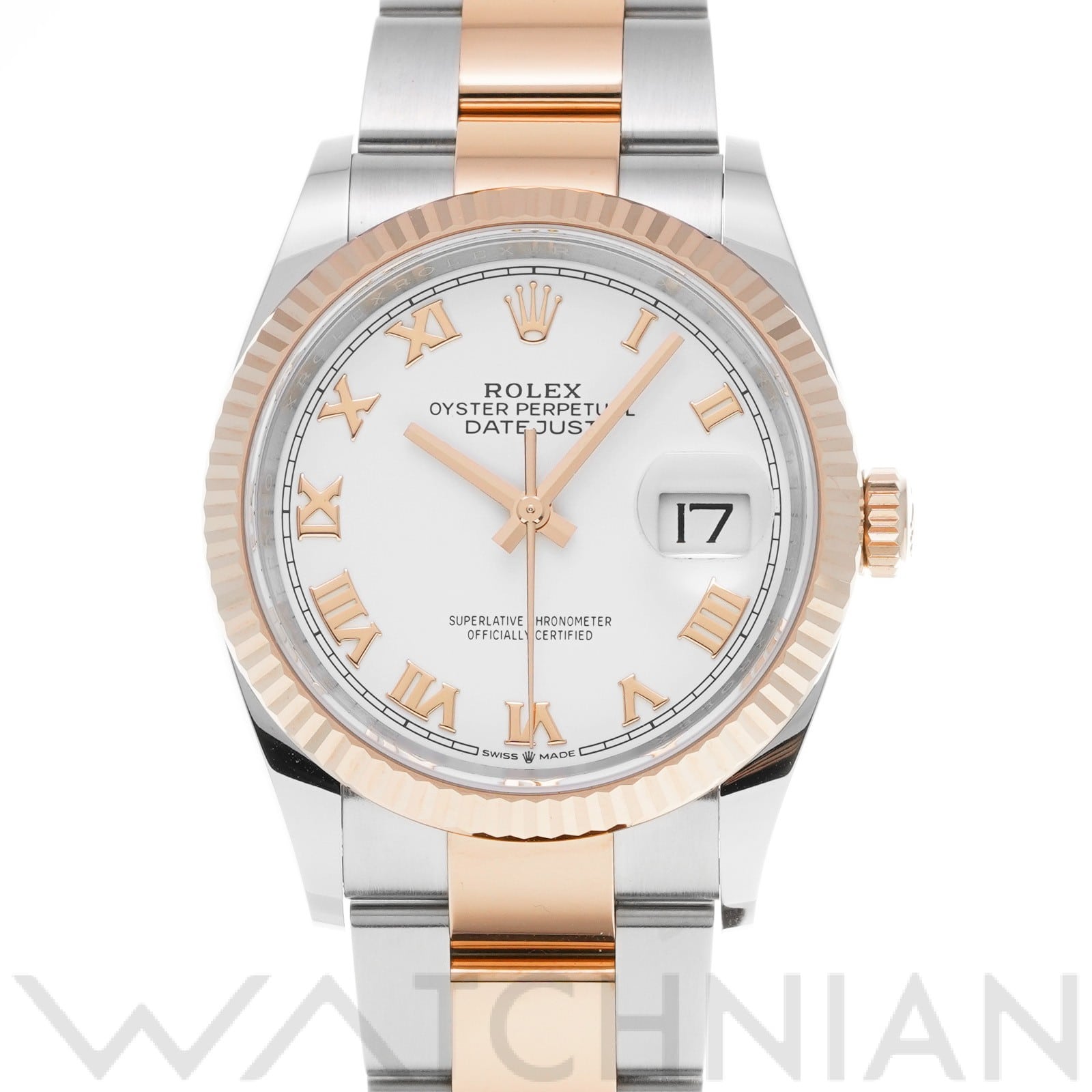 ロレックス デイトジャスト 36 126231 ホワイト メンズ 時計 【中古】【wristwatch】